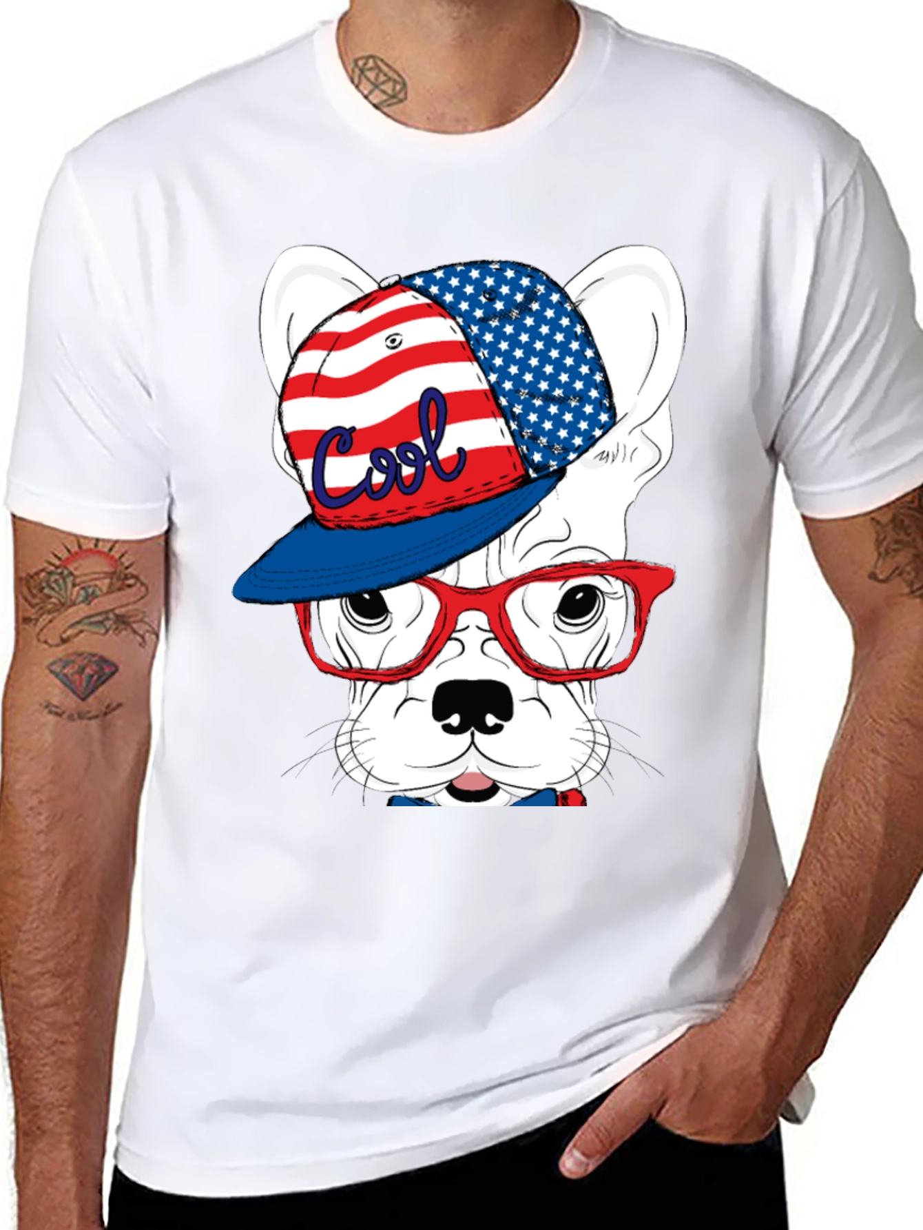 Cool Bulldog USA T-Shirt