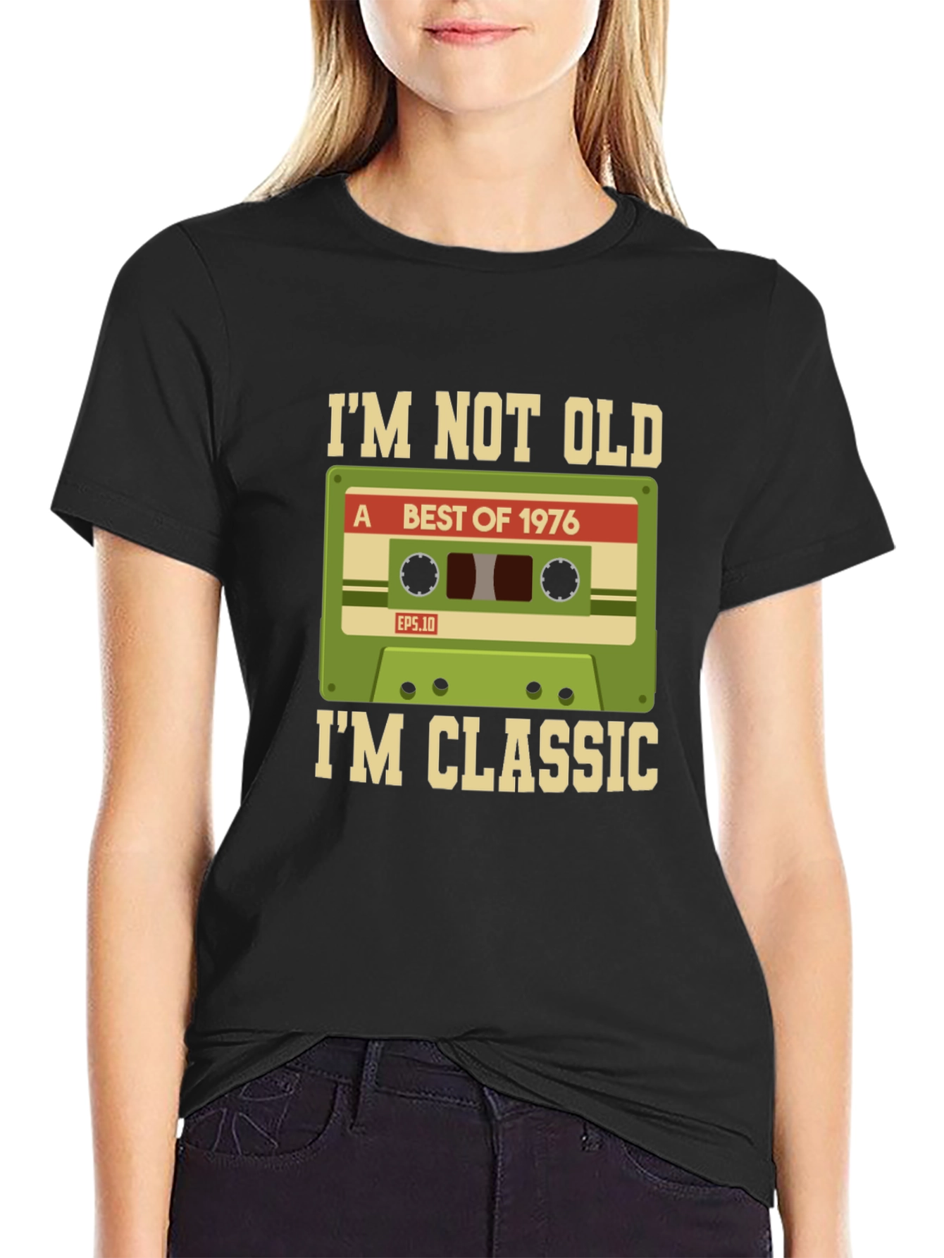 Im Not Old Im Classic 1976 Cassette Tape T-Shirt
