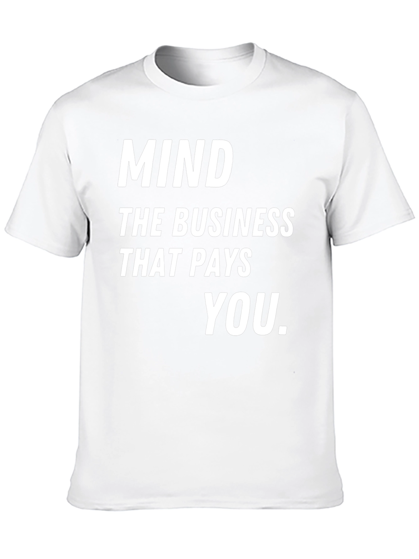 Mind The Business Black Graphic Tee