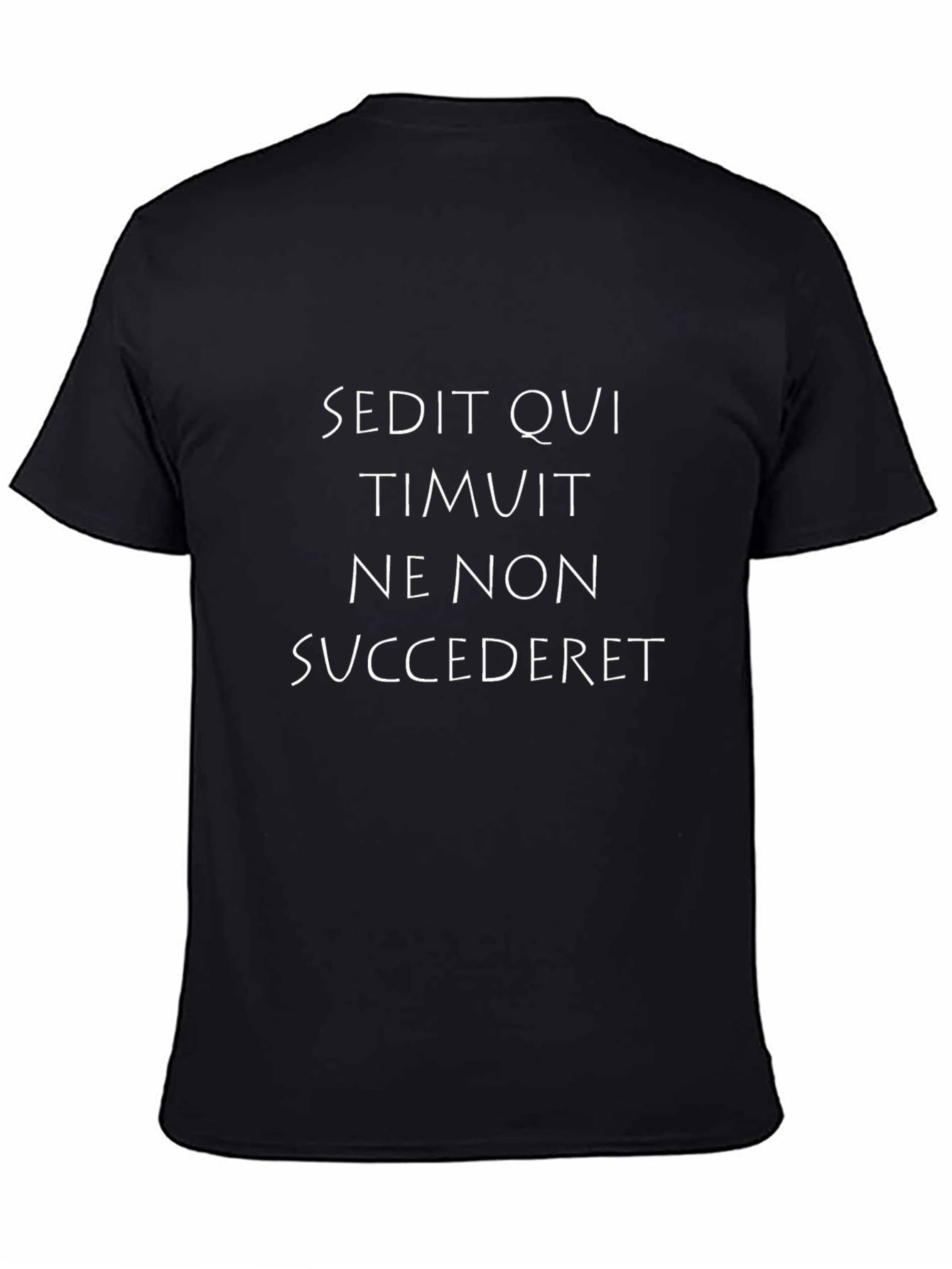 SedIT Qui TIMUIT T-Shirt - Classic Latin Quote Tee