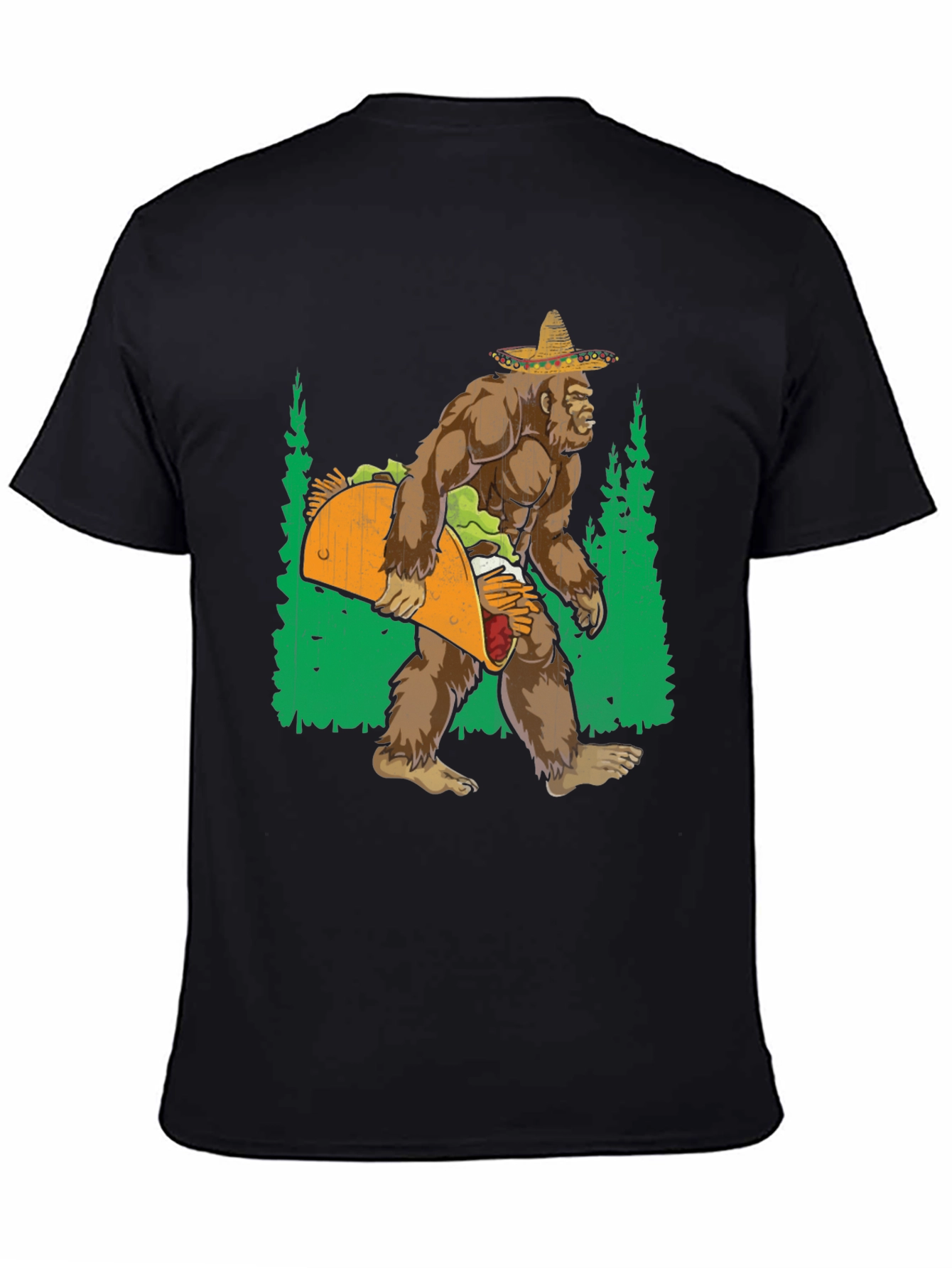 Bigfoot Taco T-Shirt - Funny Graphic Tee