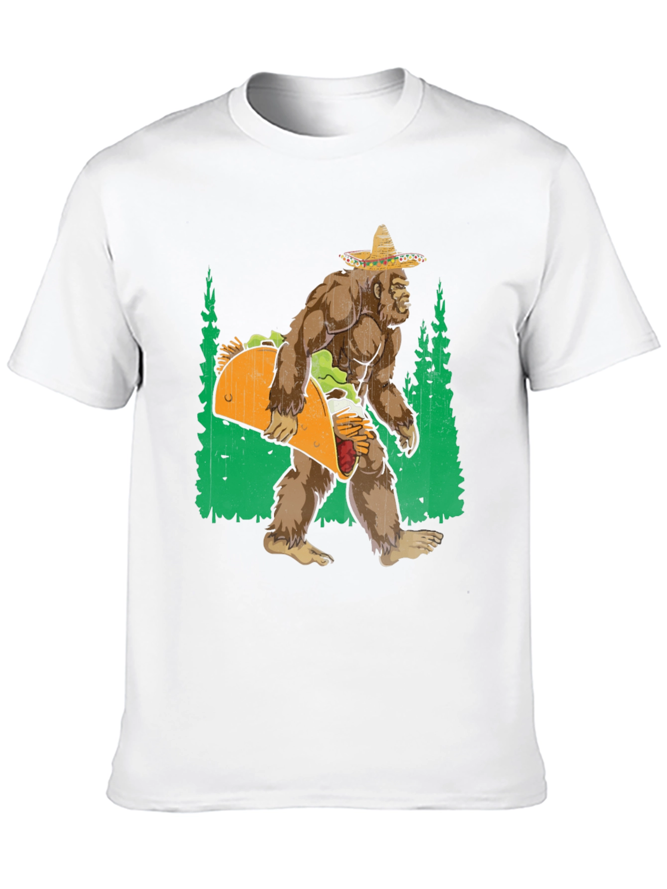 Bigfoot Taco T-Shirt - Funny Graphic Tee