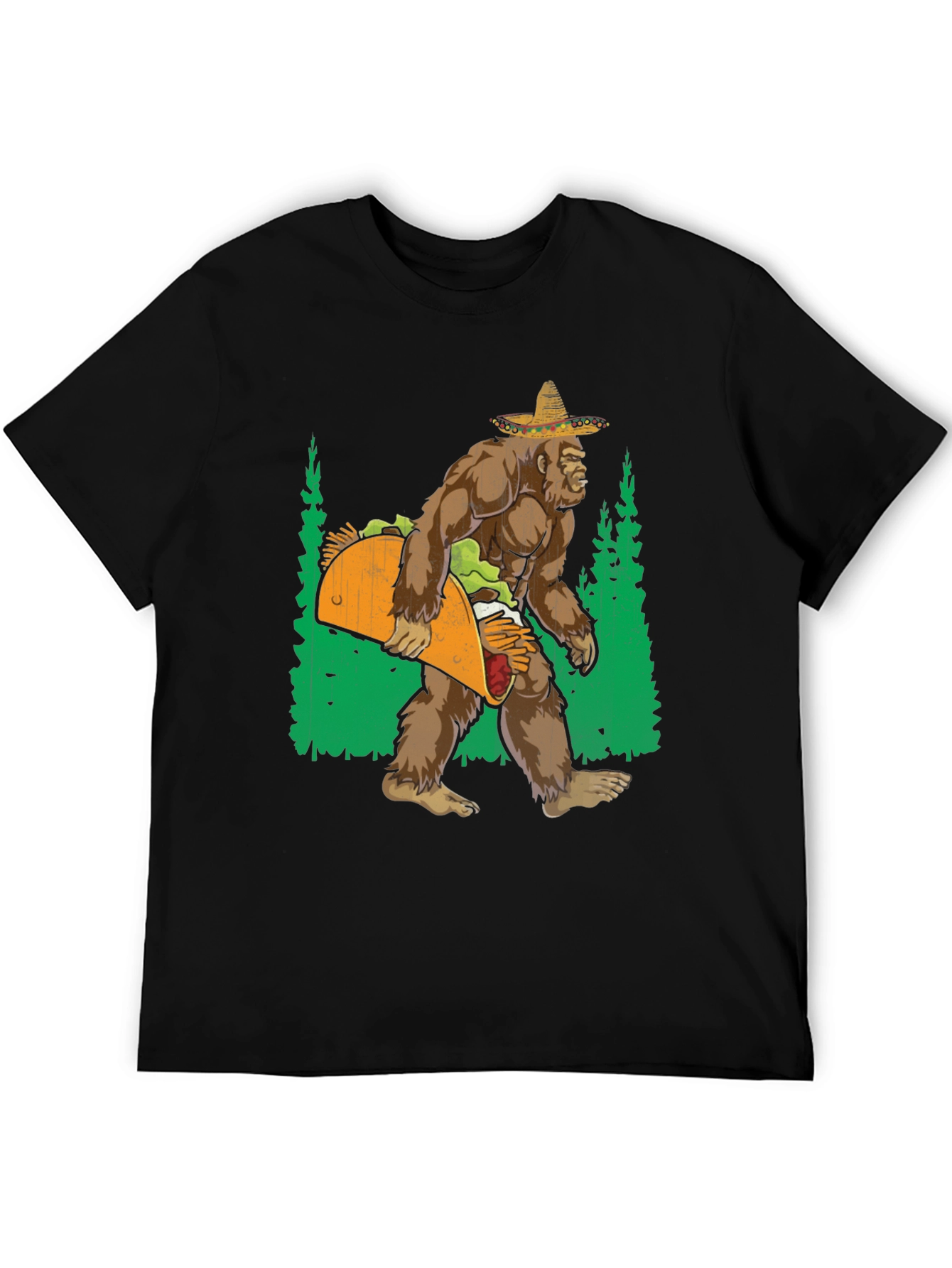 Bigfoot Taco T-Shirt - Funny Graphic Tee