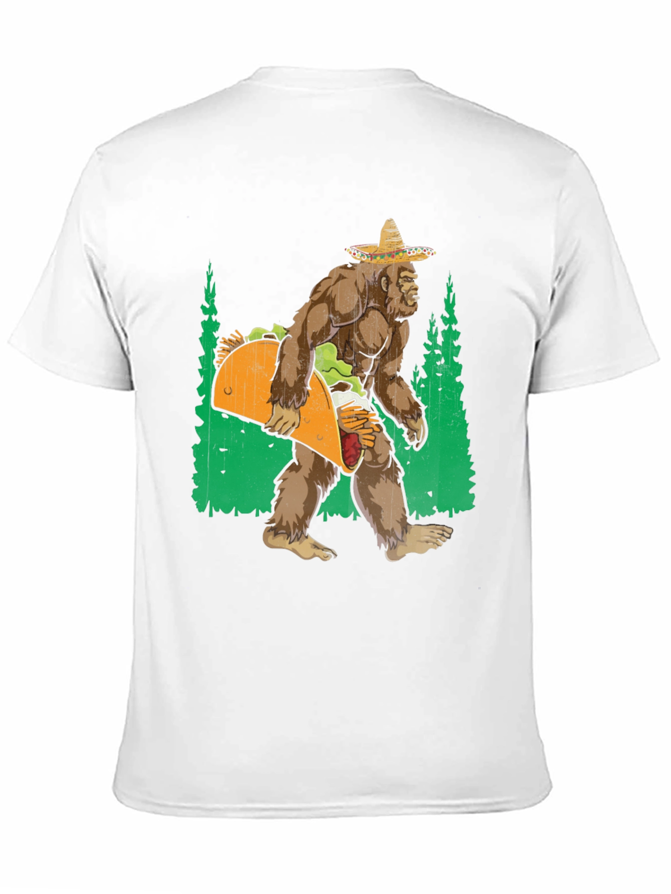 Bigfoot Taco T-Shirt - Funny Graphic Tee
