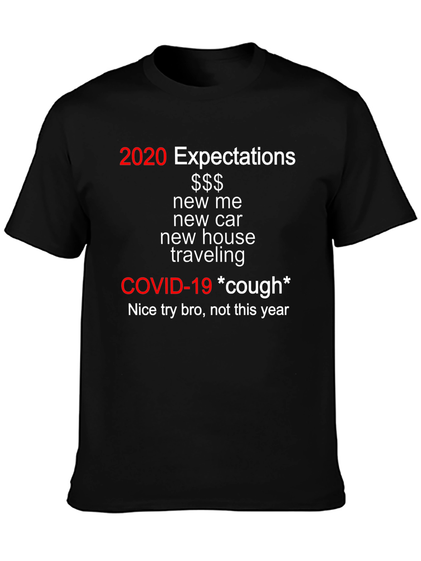 2020 Expectations T-Shirt COVID-19