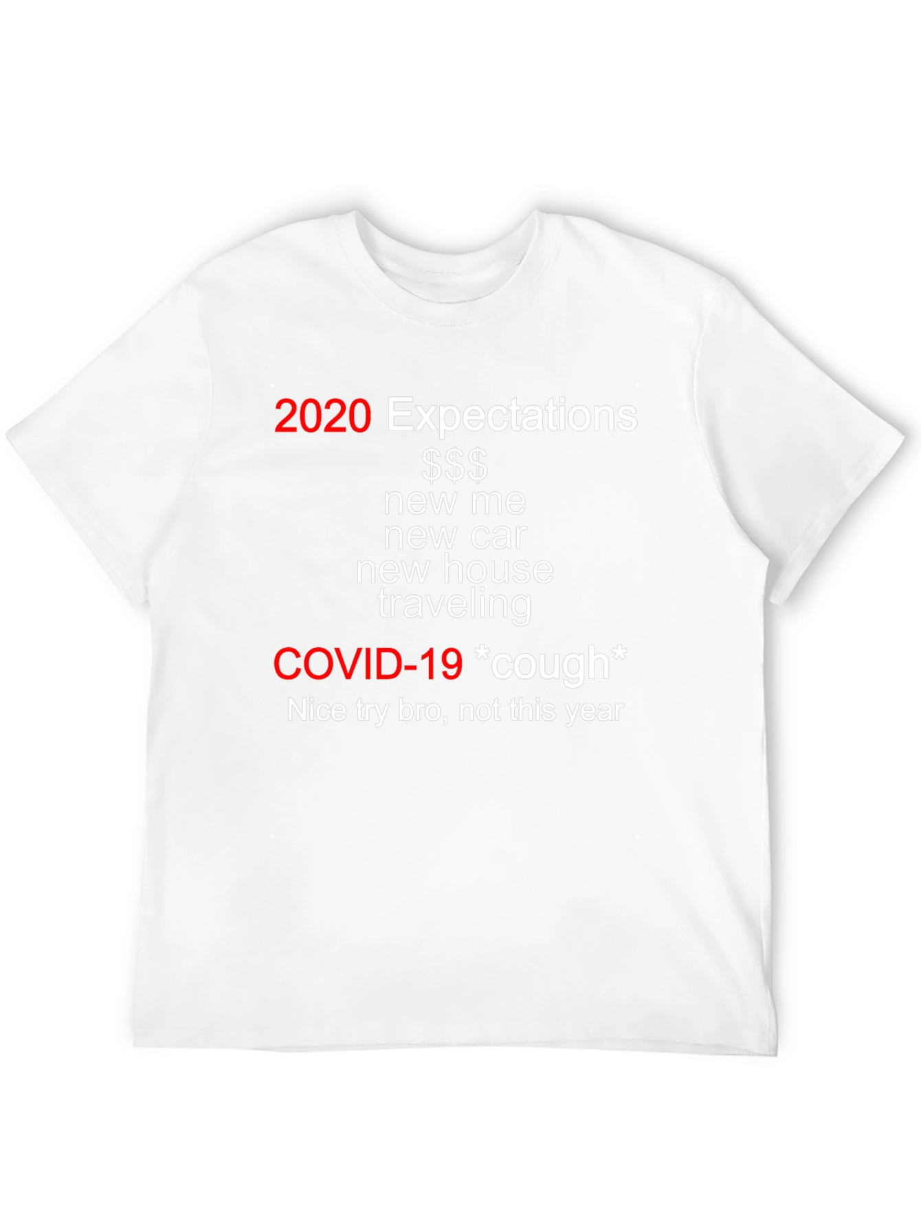 2020 Expectations T-Shirt COVID-19