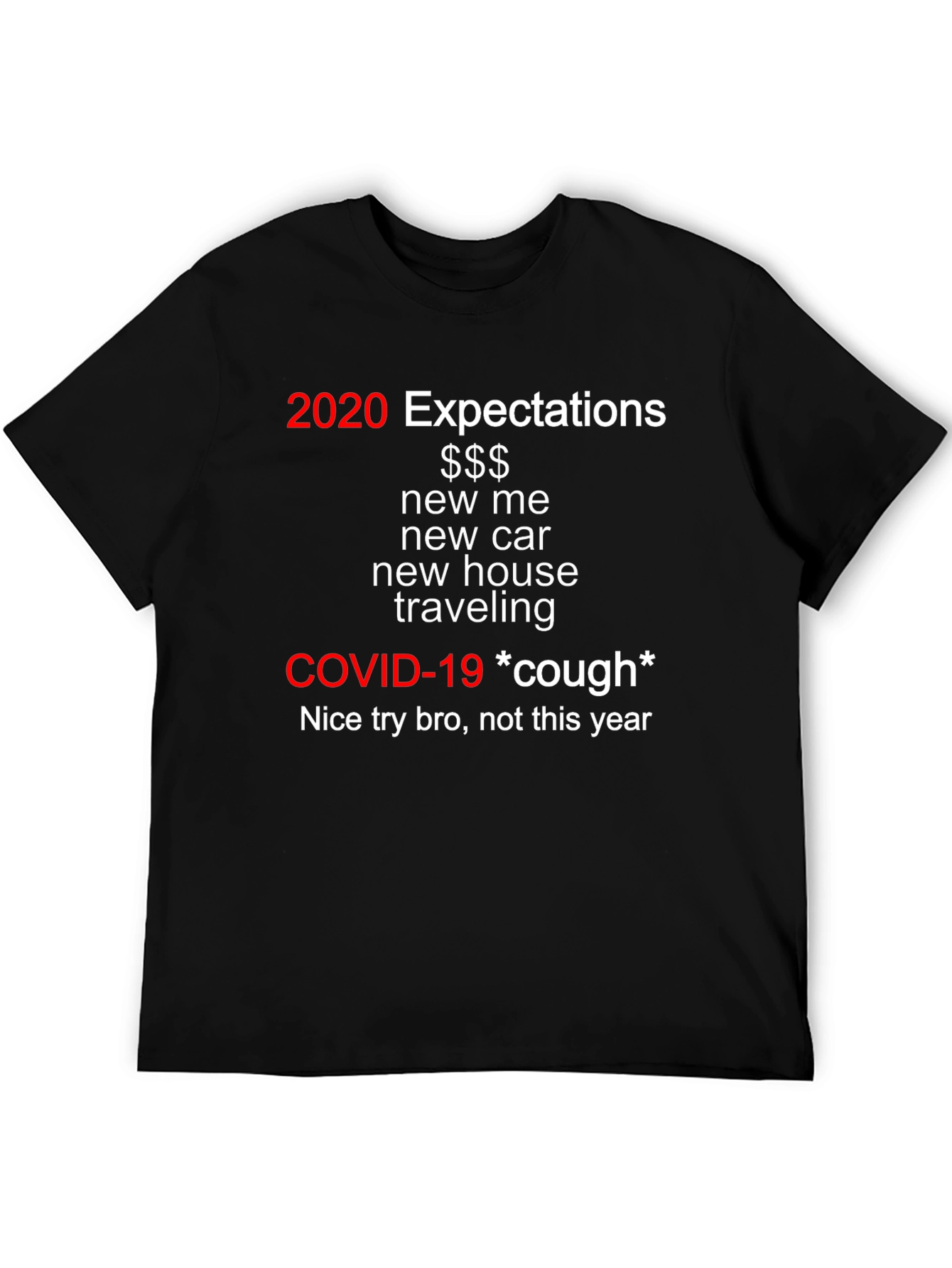 2020 Expectations T-Shirt COVID-19