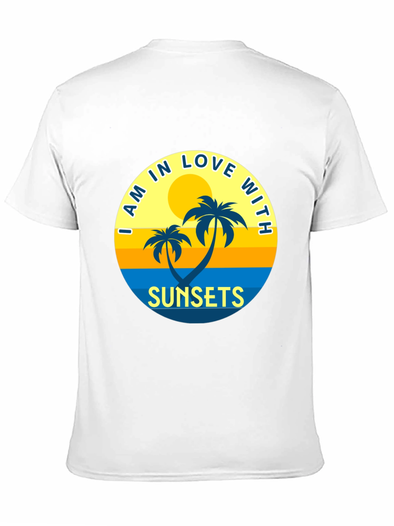 Sunset Palms Graphic T-Shirt