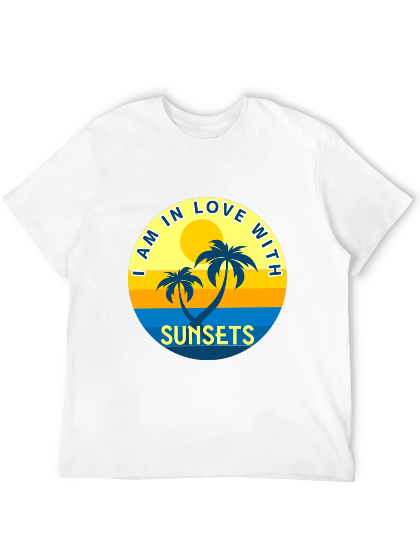 Sunset Palms Graphic T-Shirt