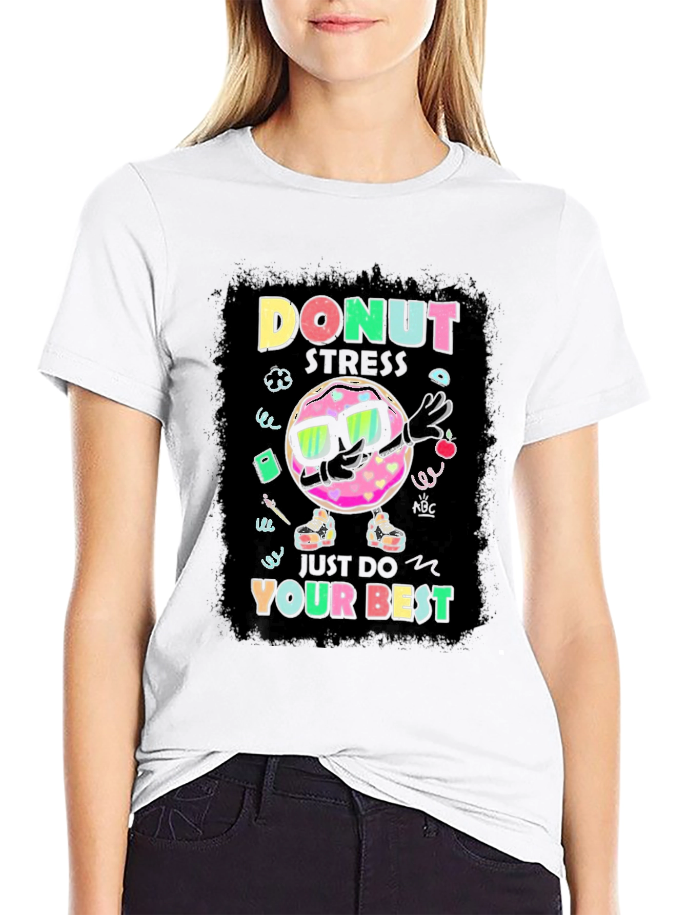 Donut Stress T-Shirt - Funny Motivational Tee