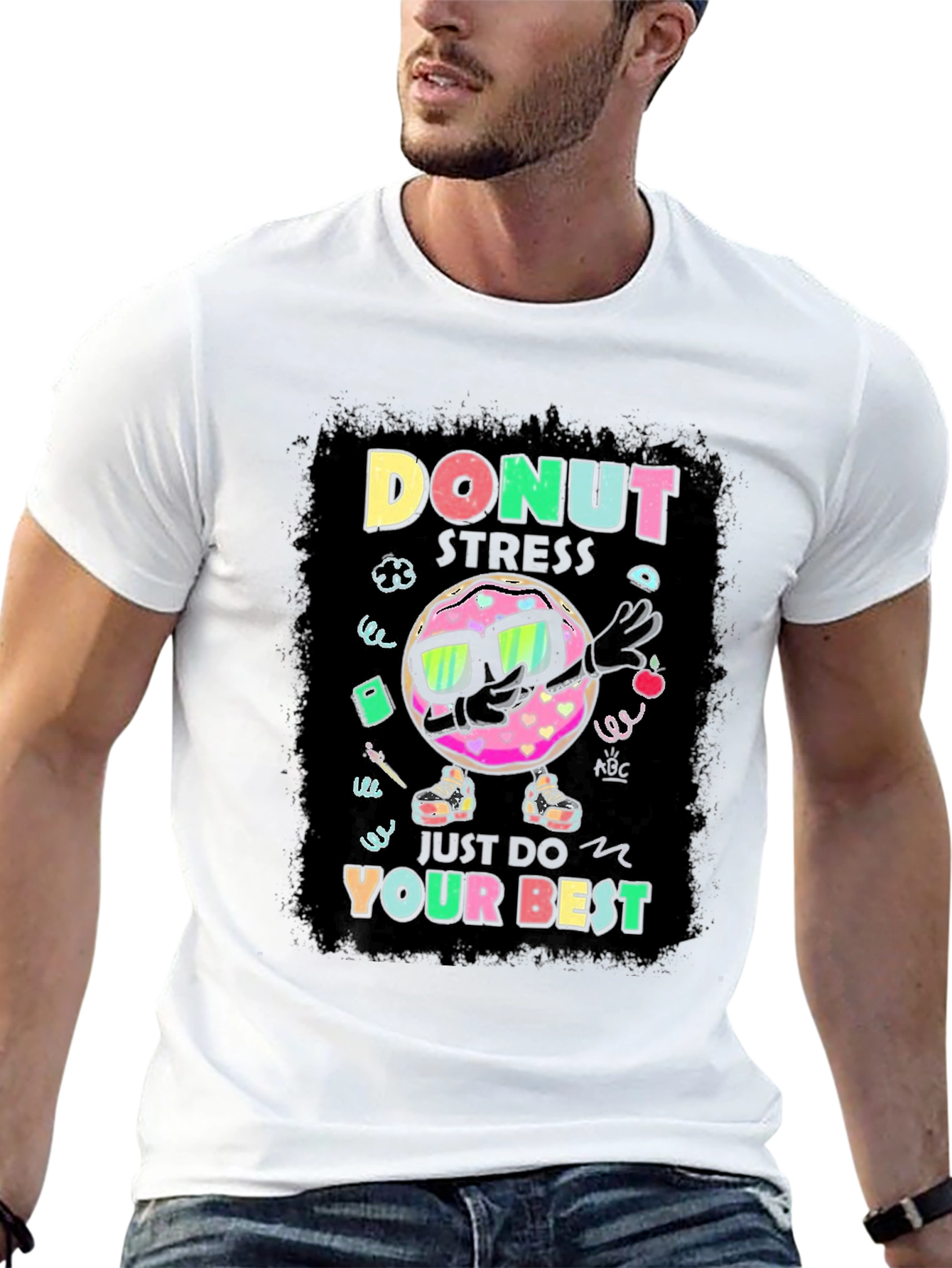 Donut Stress T-Shirt - Funny Motivational Tee