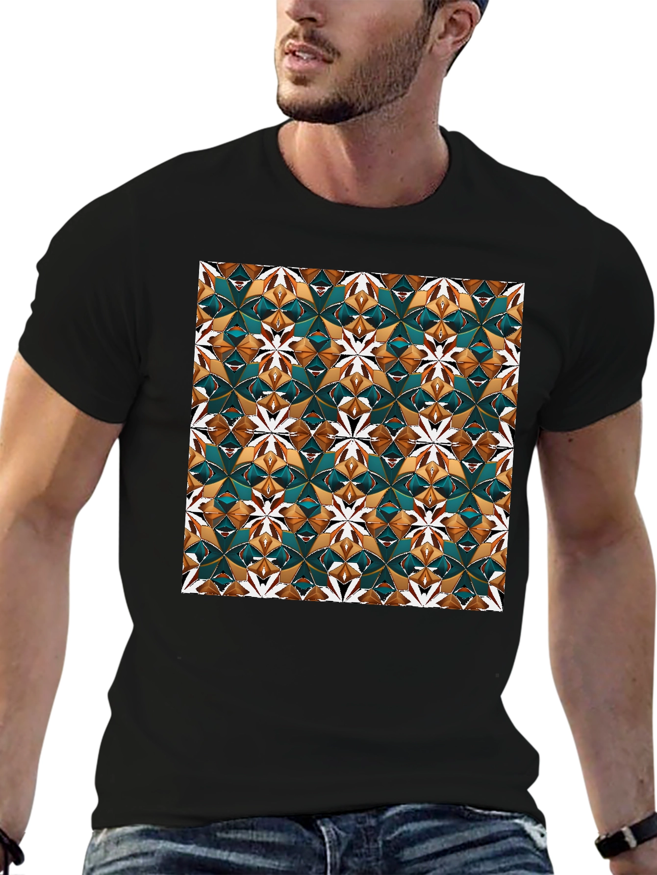 Geometric Pattern T-Shirt
