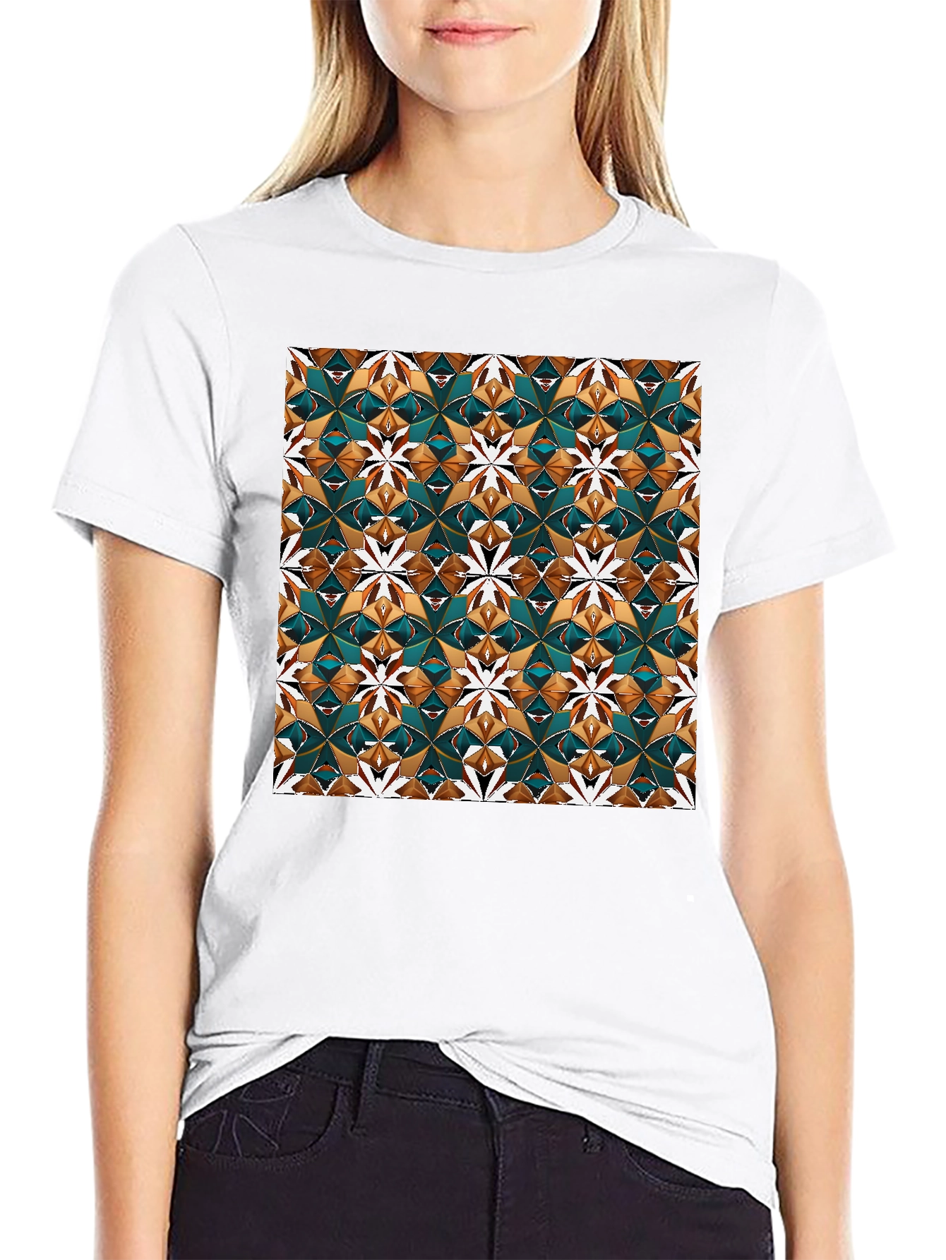 Geometric Pattern T-Shirt