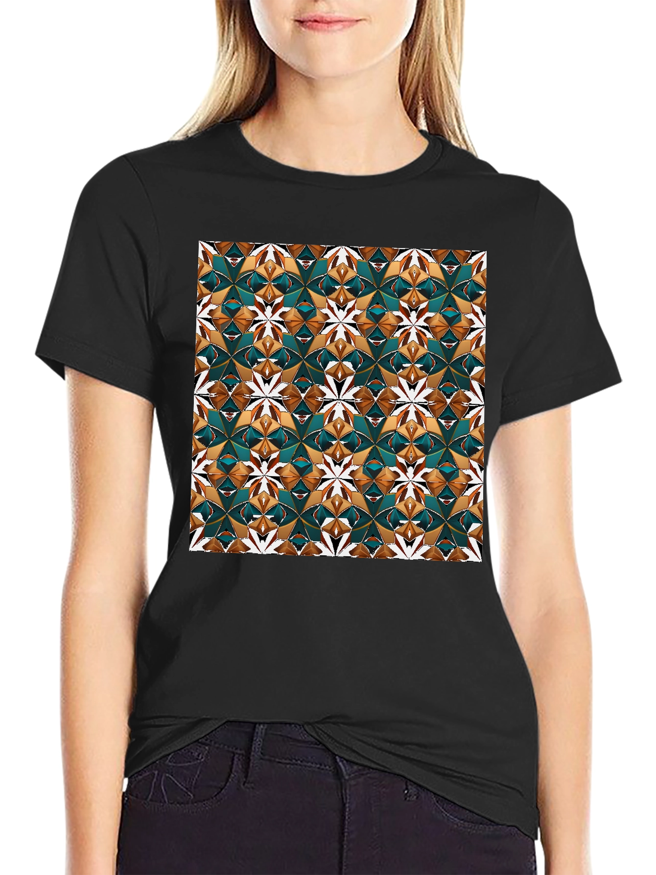 Geometric Pattern T-Shirt