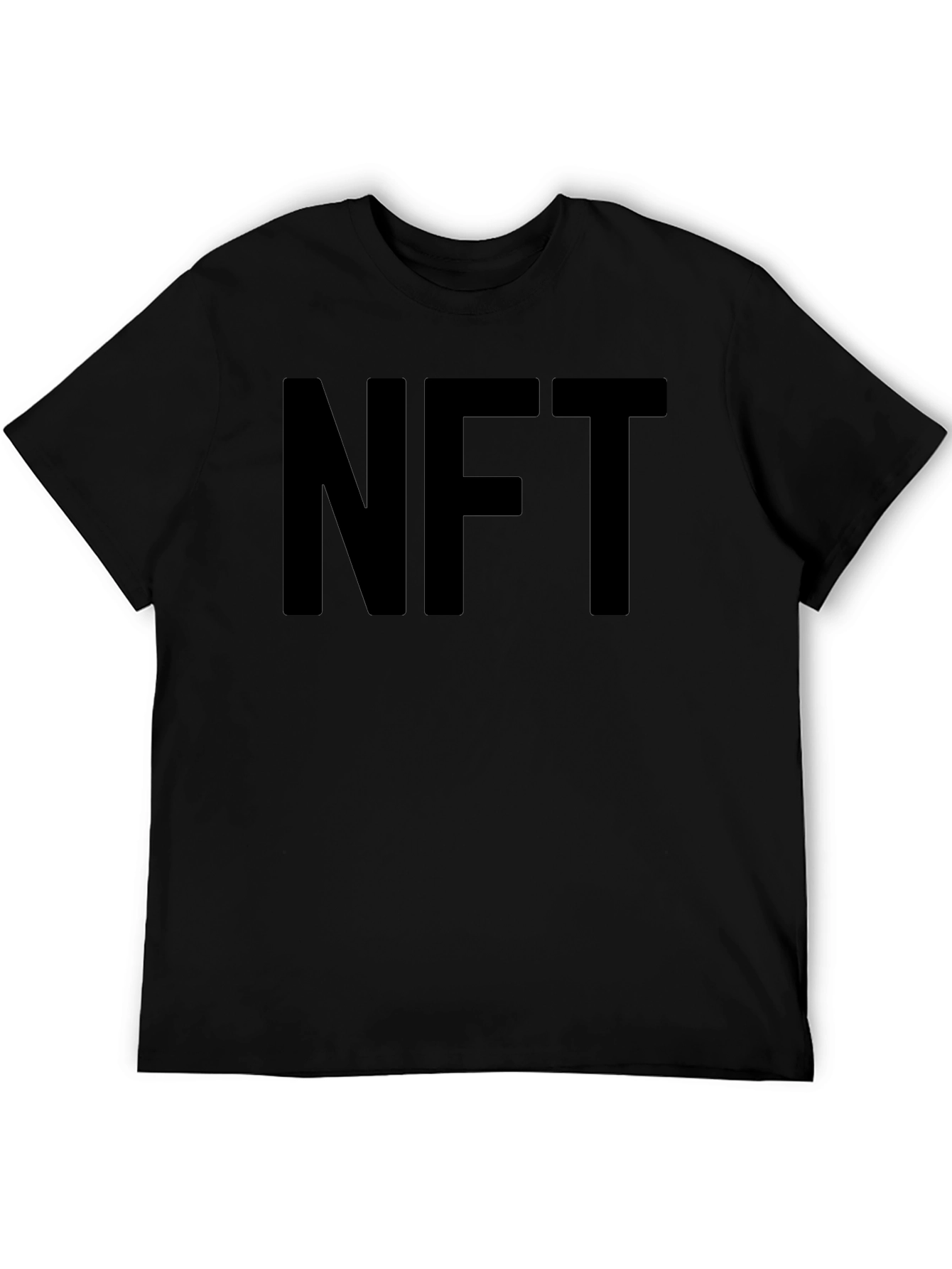 NFT Bold Statement Black T-Shirt