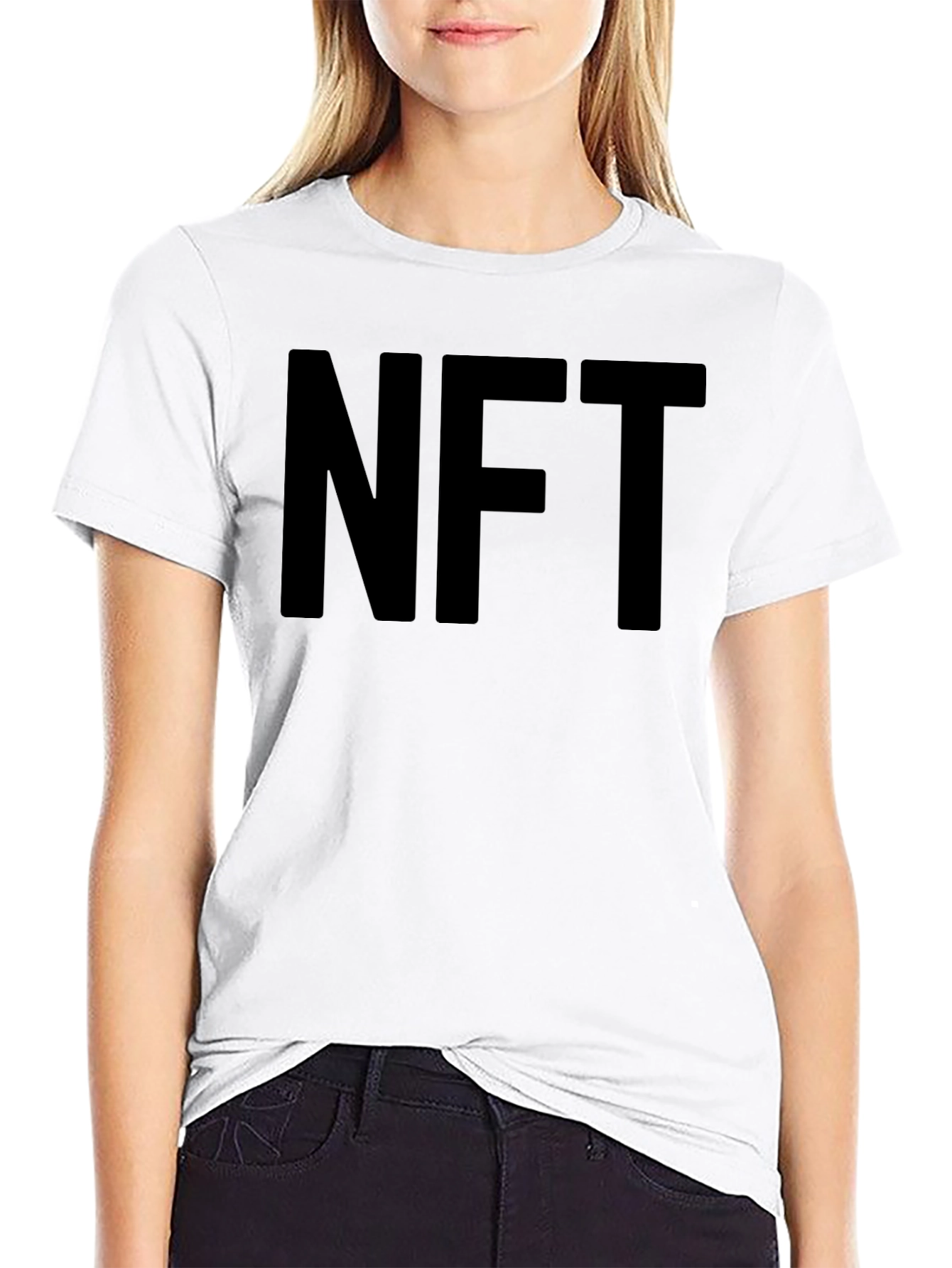 NFT Bold Statement Black T-Shirt