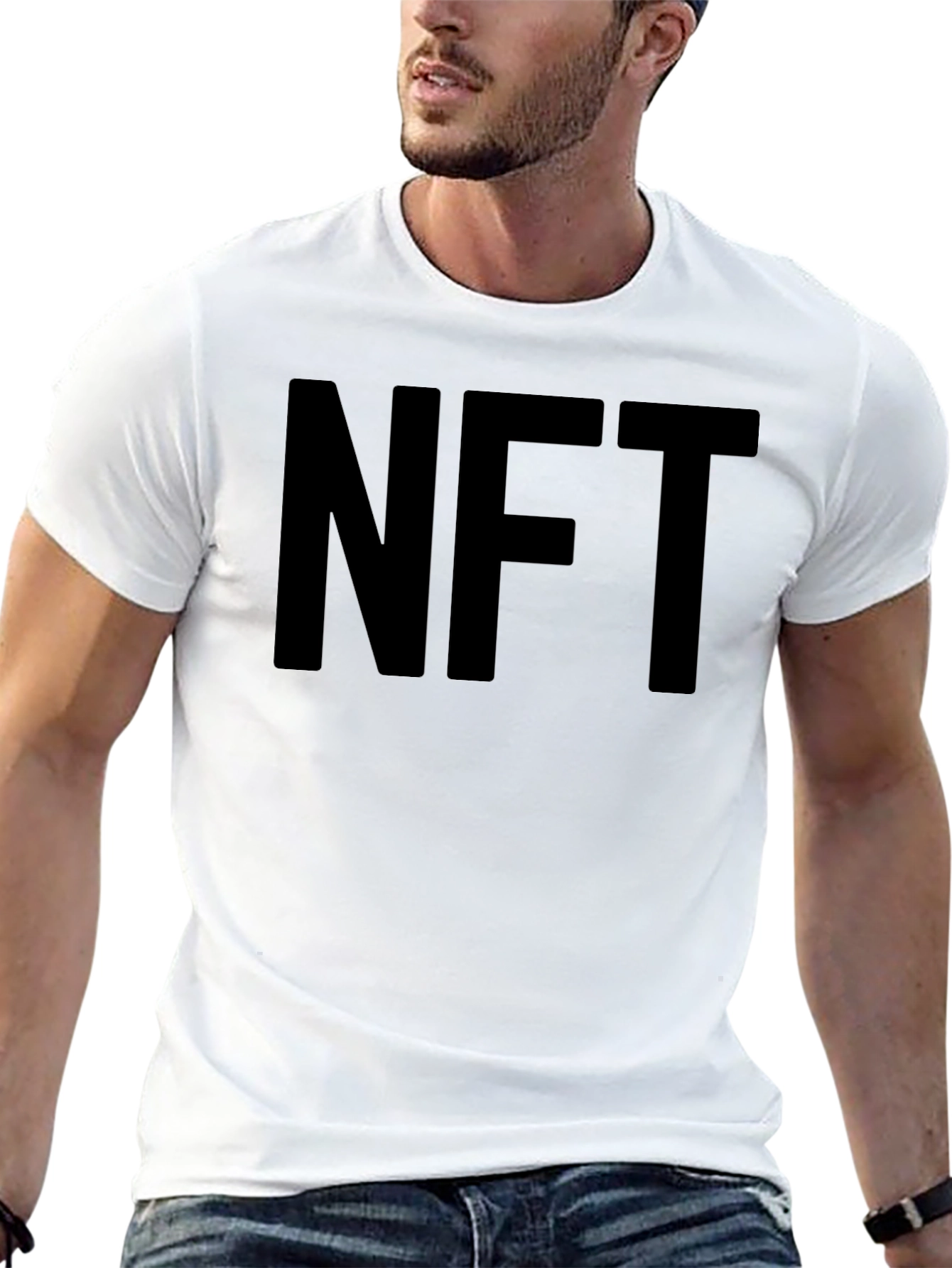 NFT Bold Statement Black T-Shirt