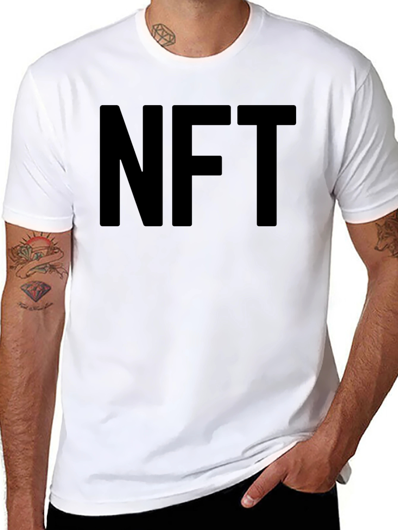 NFT Bold Statement Black T-Shirt