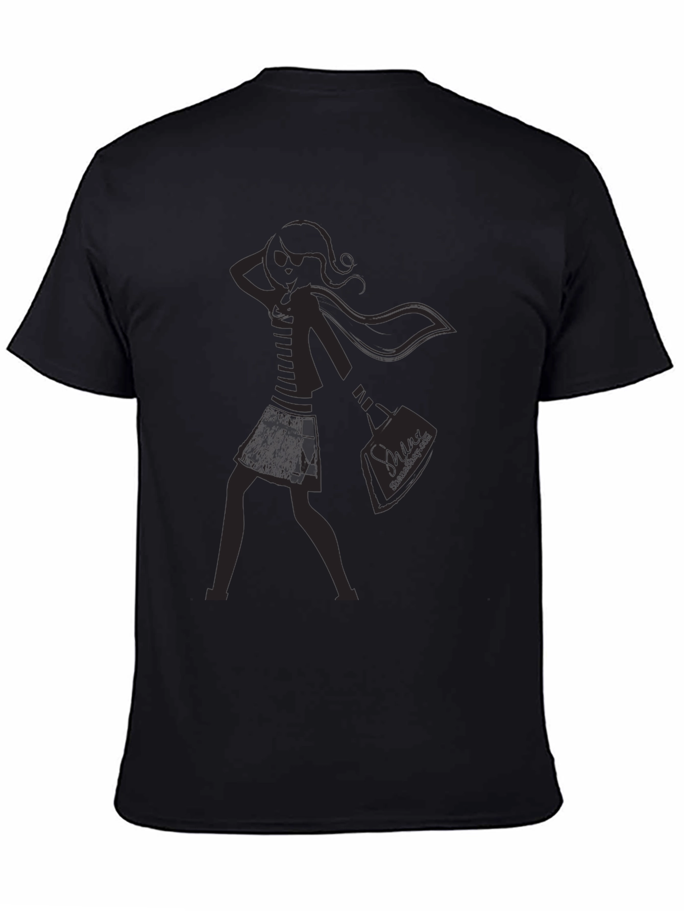 Stylish Black Graphic Tee
