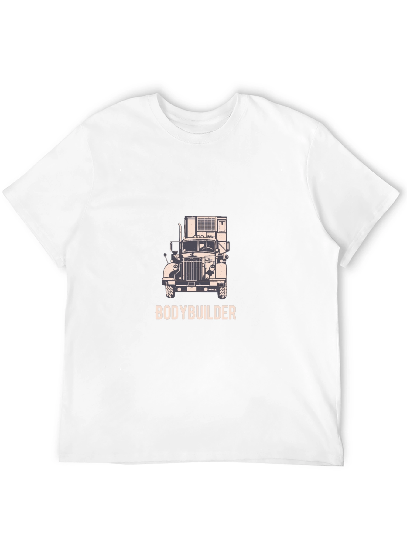 Bodybuilder Truck Graphic Tee - Black