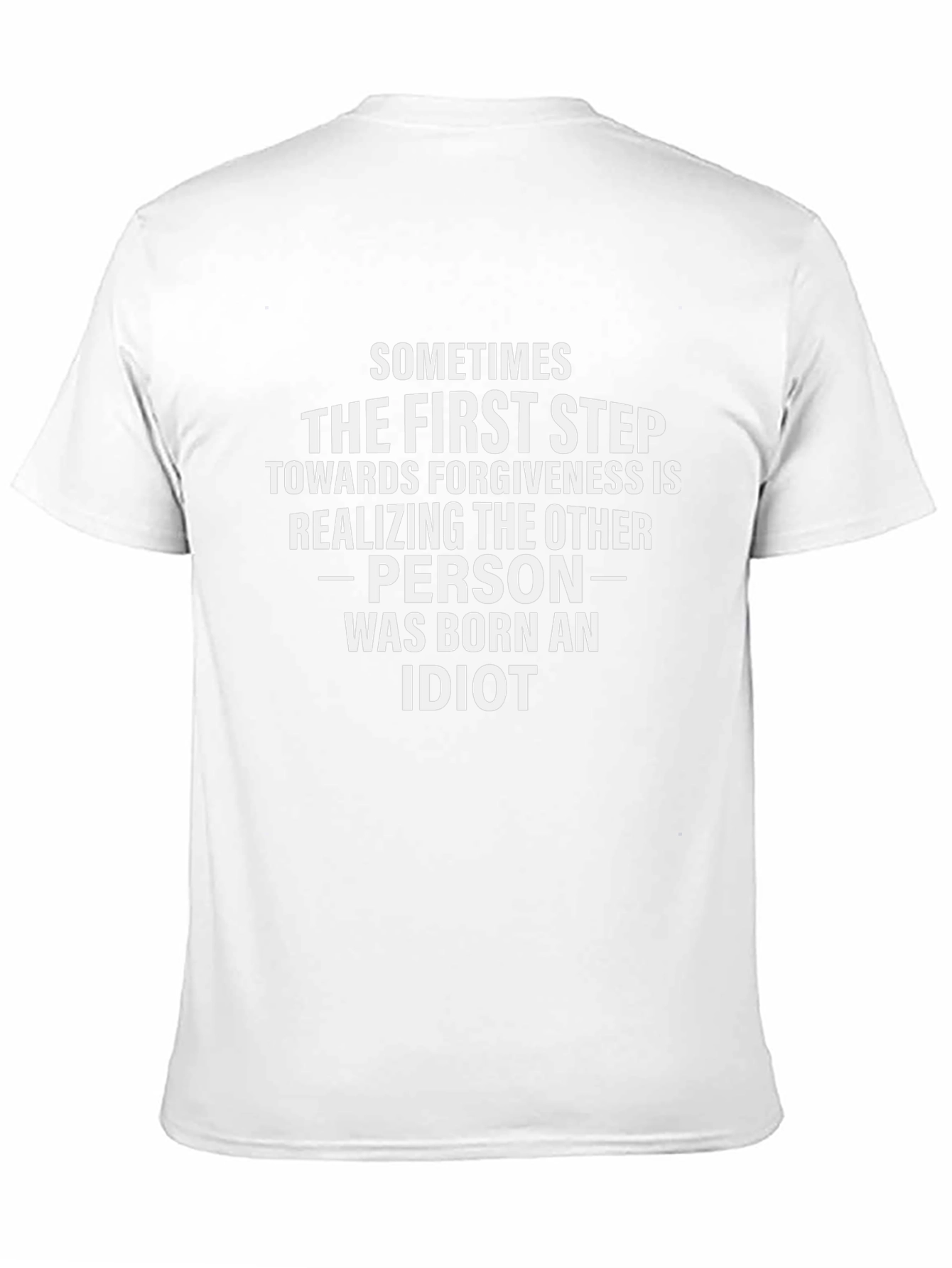 Funny Born An Idiot Graphic Tee