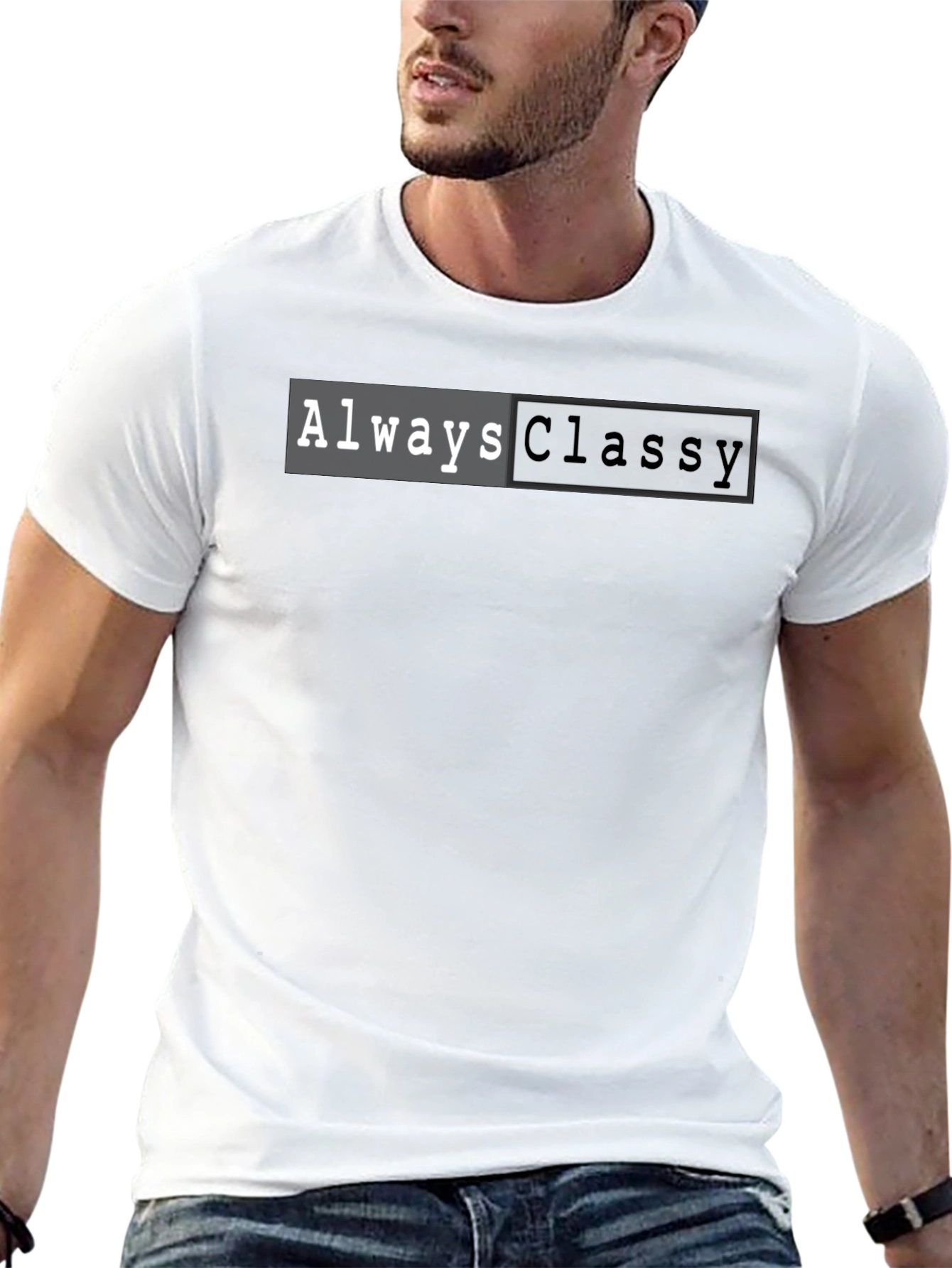 Always Classy Graphic Tee - Mens Black T-Shirt