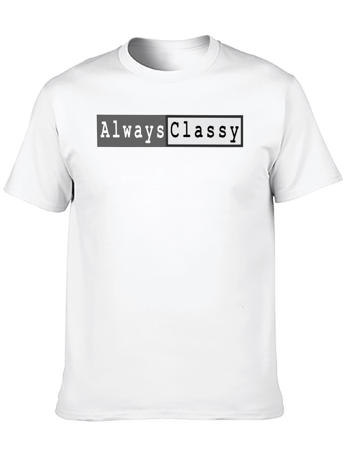 Always Classy Graphic Tee - Mens Black T-Shirt