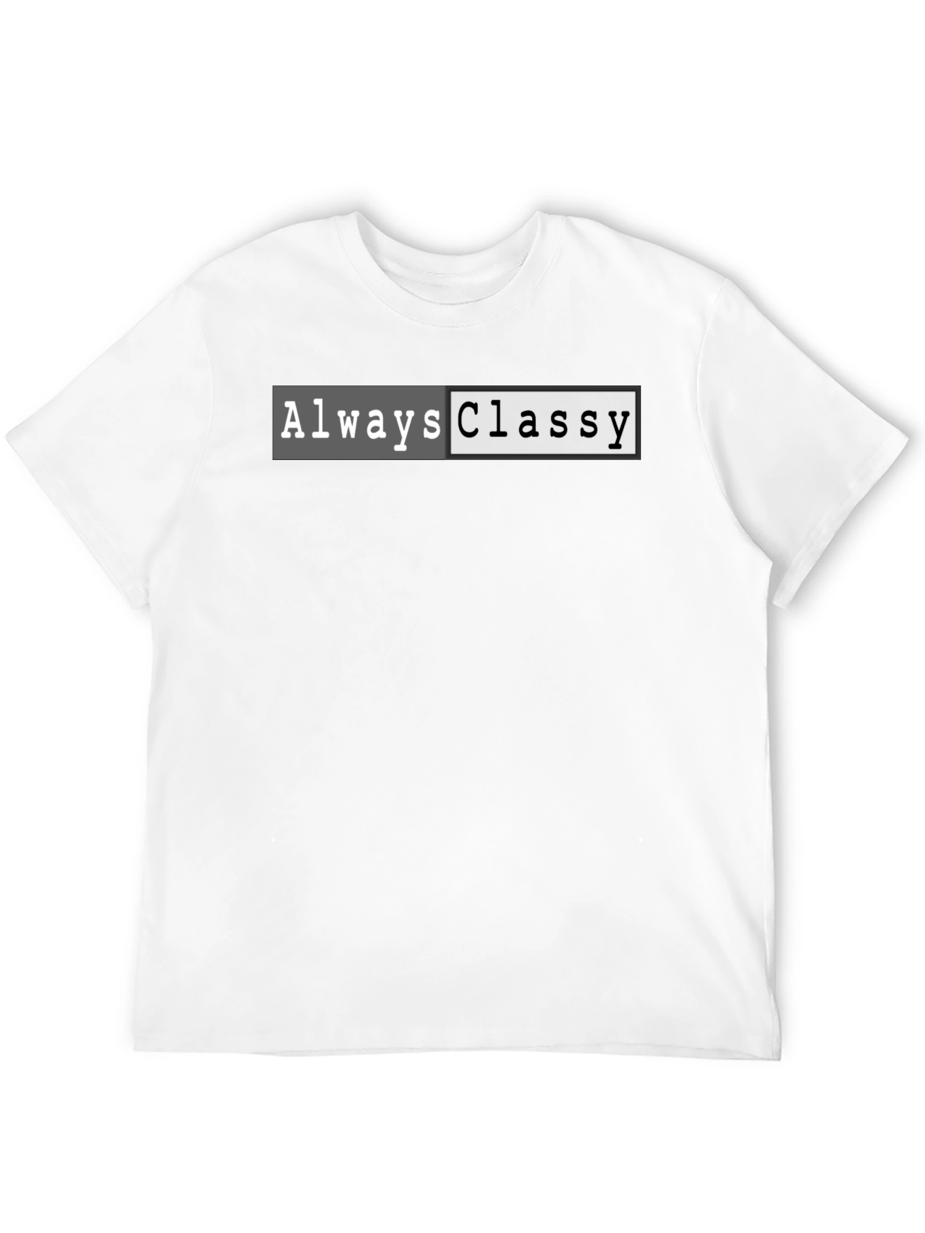Always Classy Graphic Tee - Mens Black T-Shirt