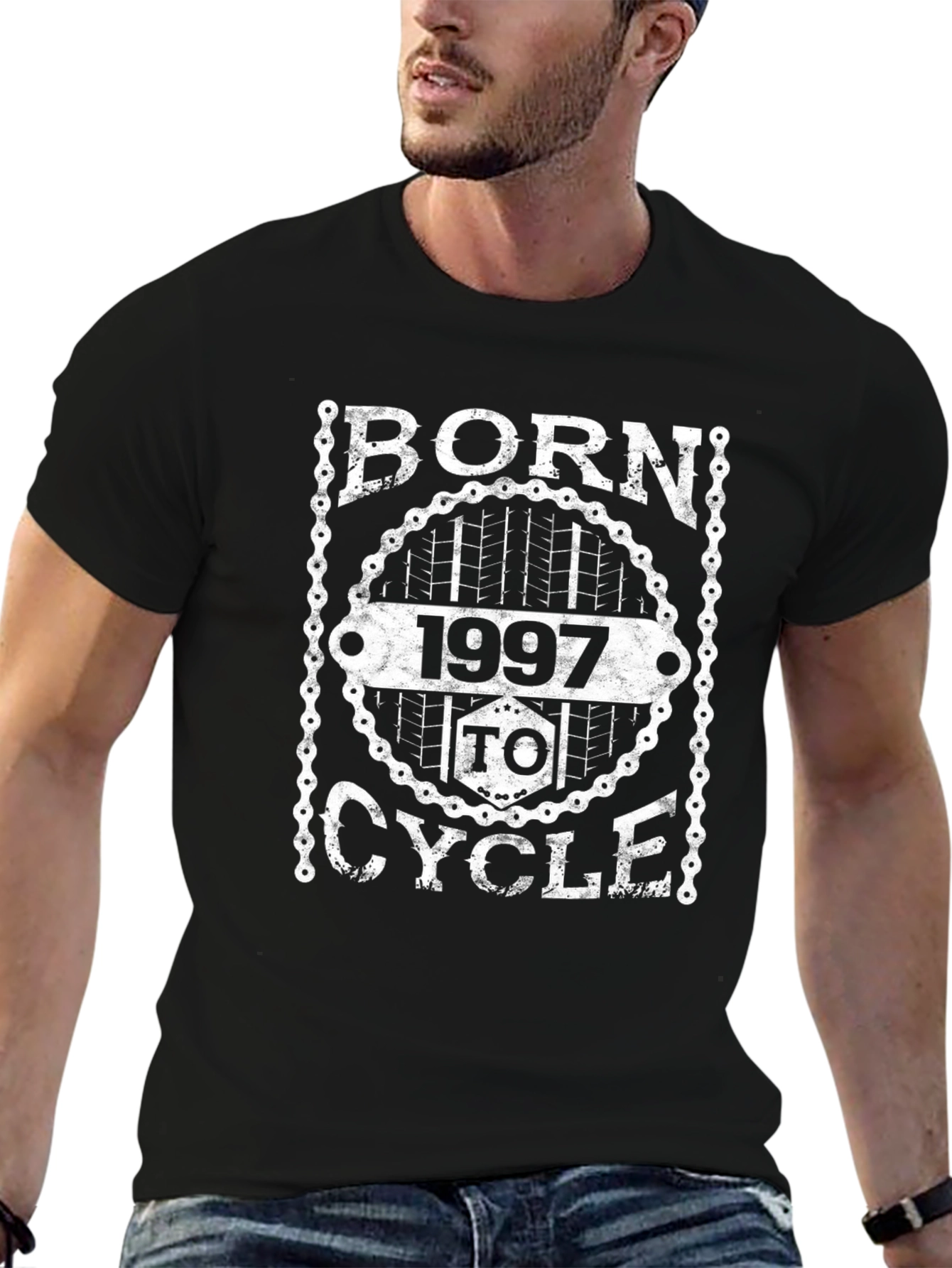Born 1997 to Cycle T-Shirt - Black