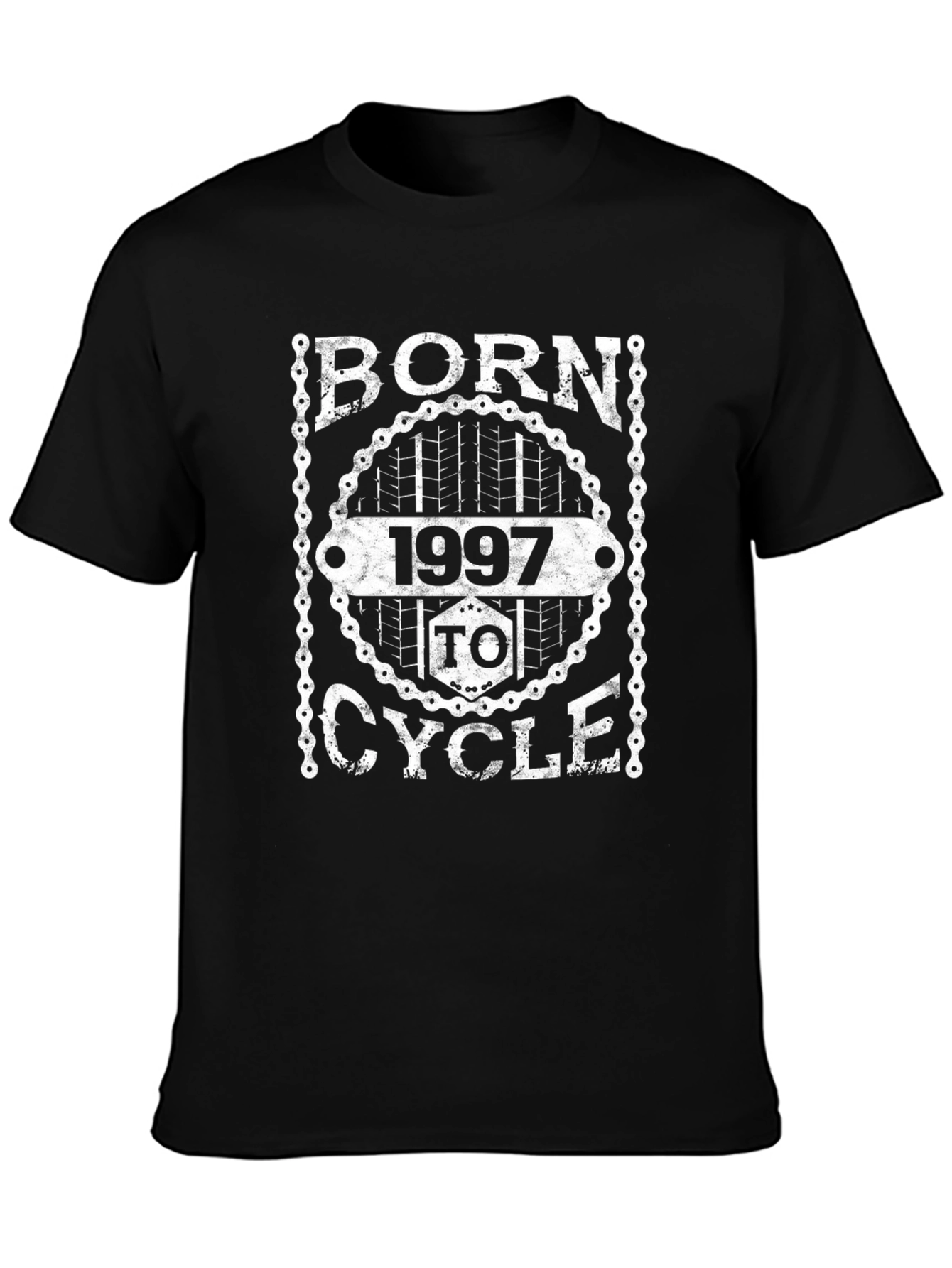 Born 1997 to Cycle T-Shirt - Black