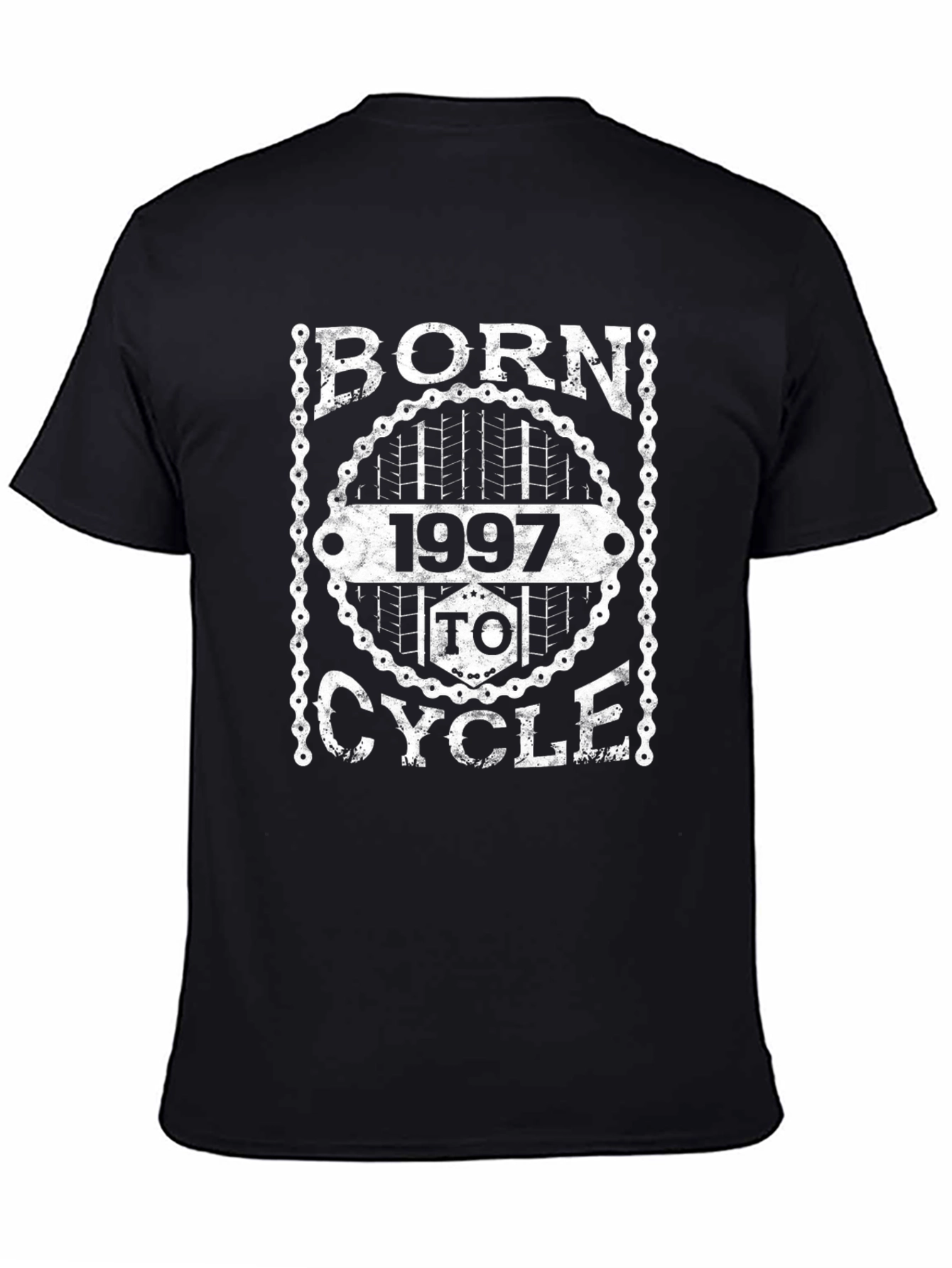 Born 1997 to Cycle T-Shirt - Black