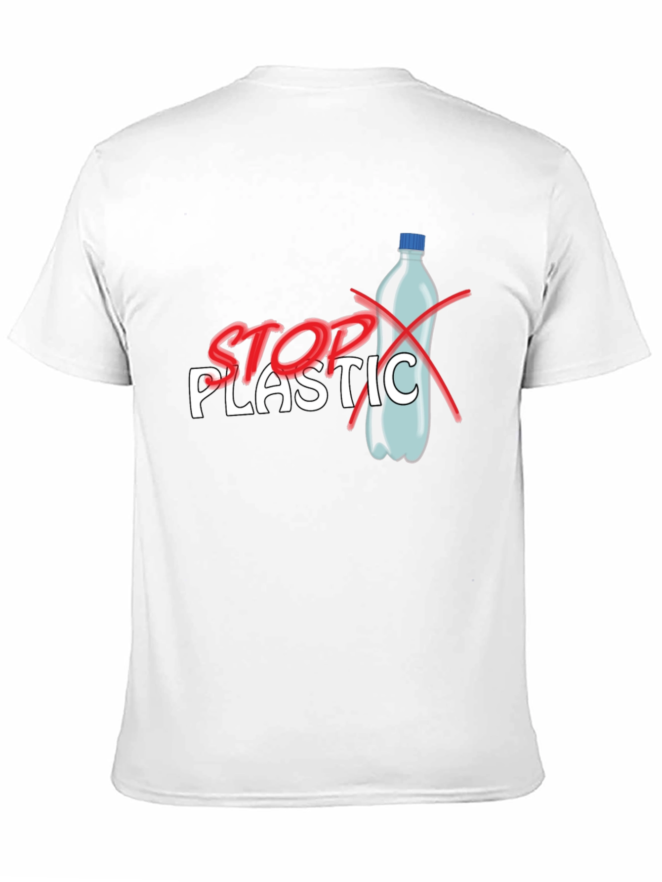 Stop Plastic T-Shirt - Environmental Awareness Tee