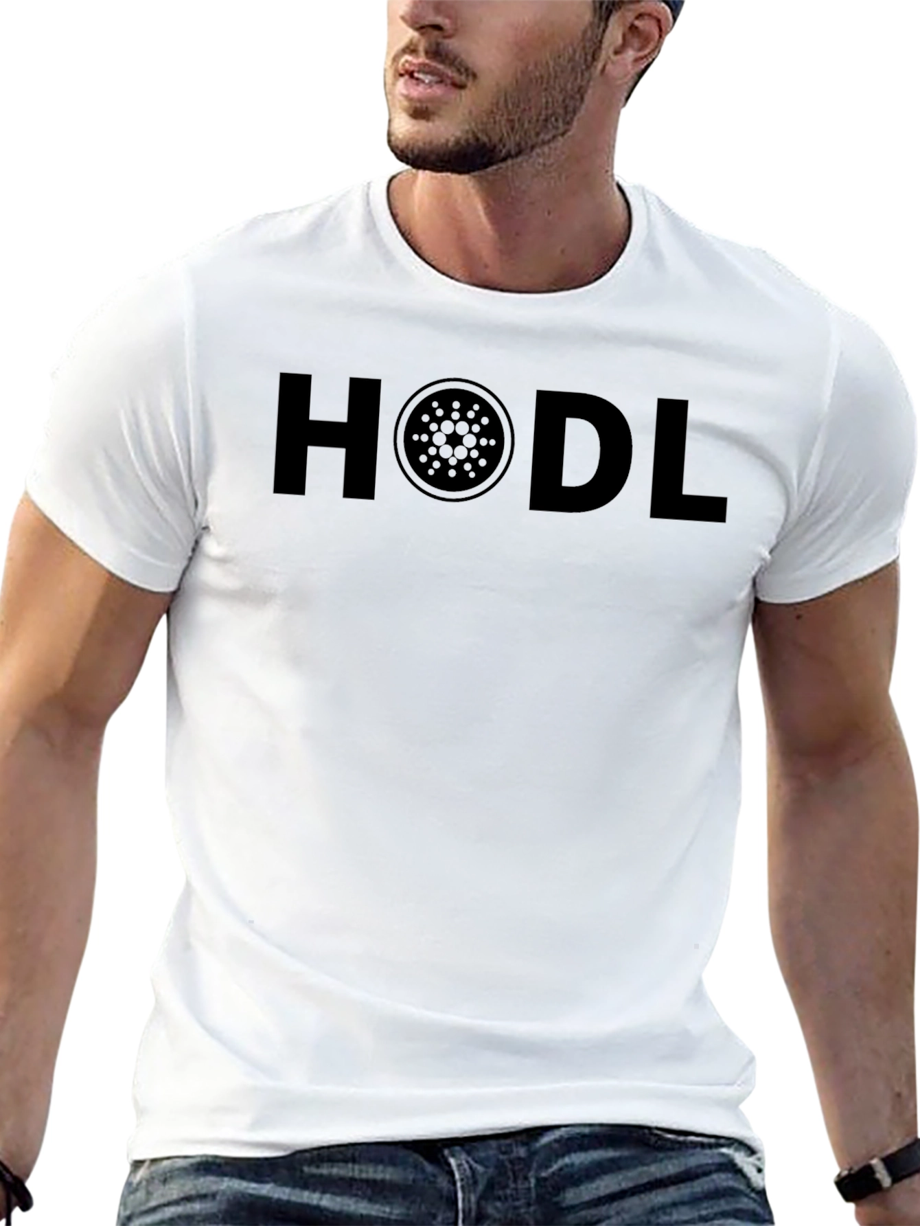 HODL Cardano Crypto T-Shirt - Black