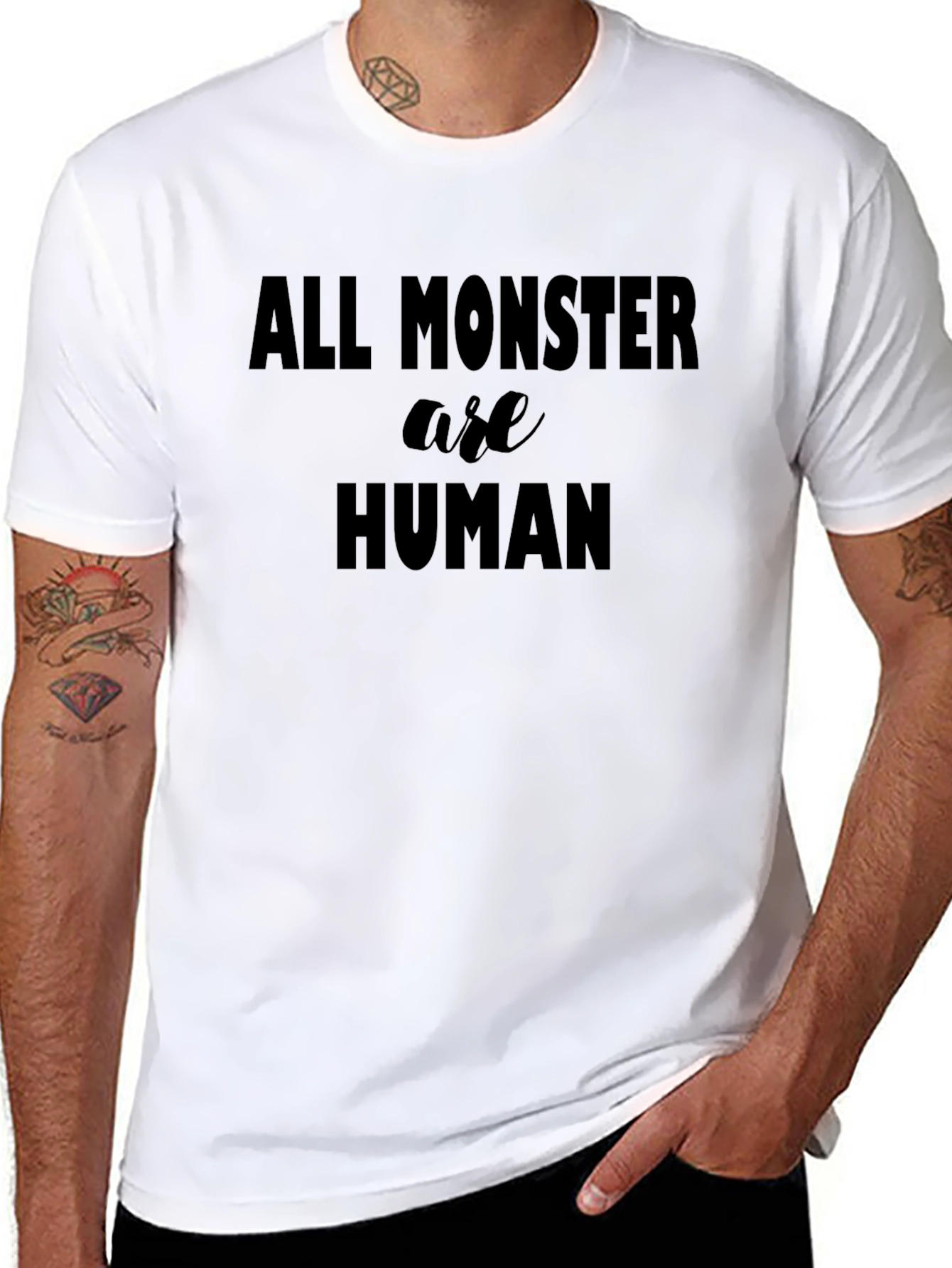 All Monster Are Human Graphic Tee