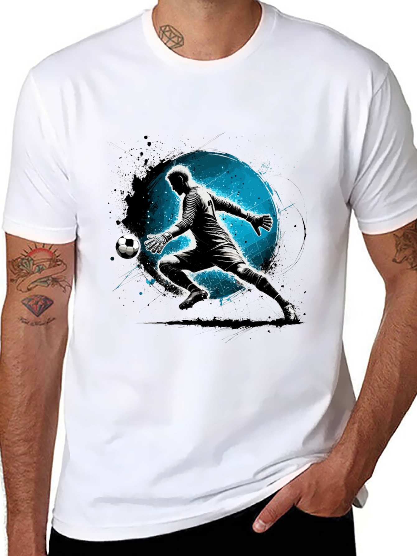 Goalkeeper Graphic T-Shirt - Soccer Fan Apparel