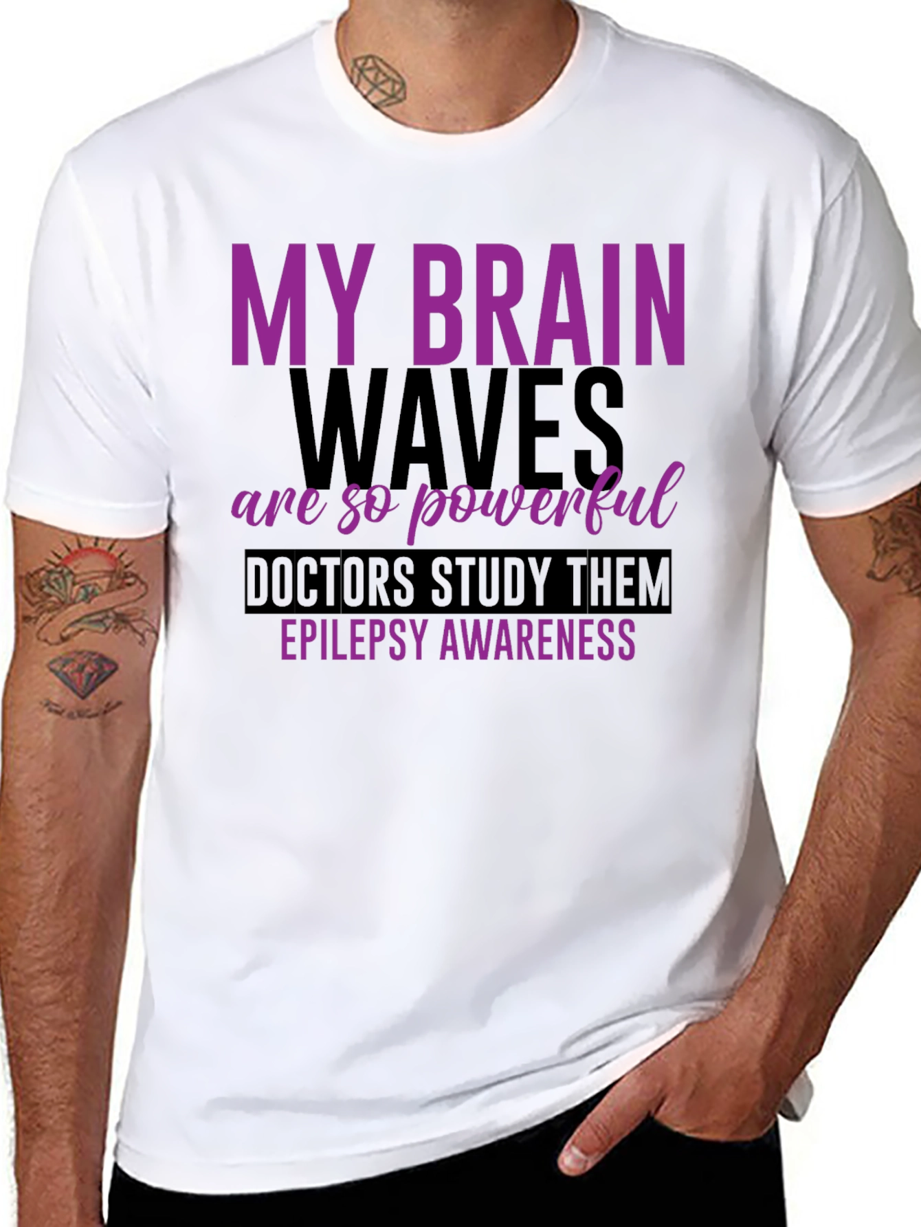 My Brain Waves Epilepsy Awareness T-Shirt