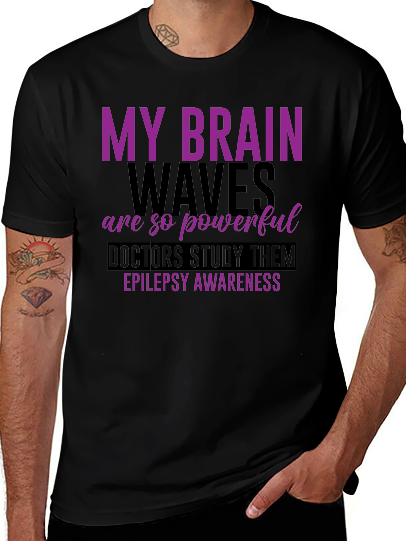 My Brain Waves Epilepsy Awareness T-Shirt