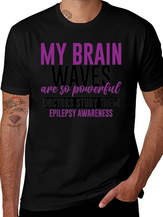 My Brain Waves Epilepsy Awareness T-Shirt