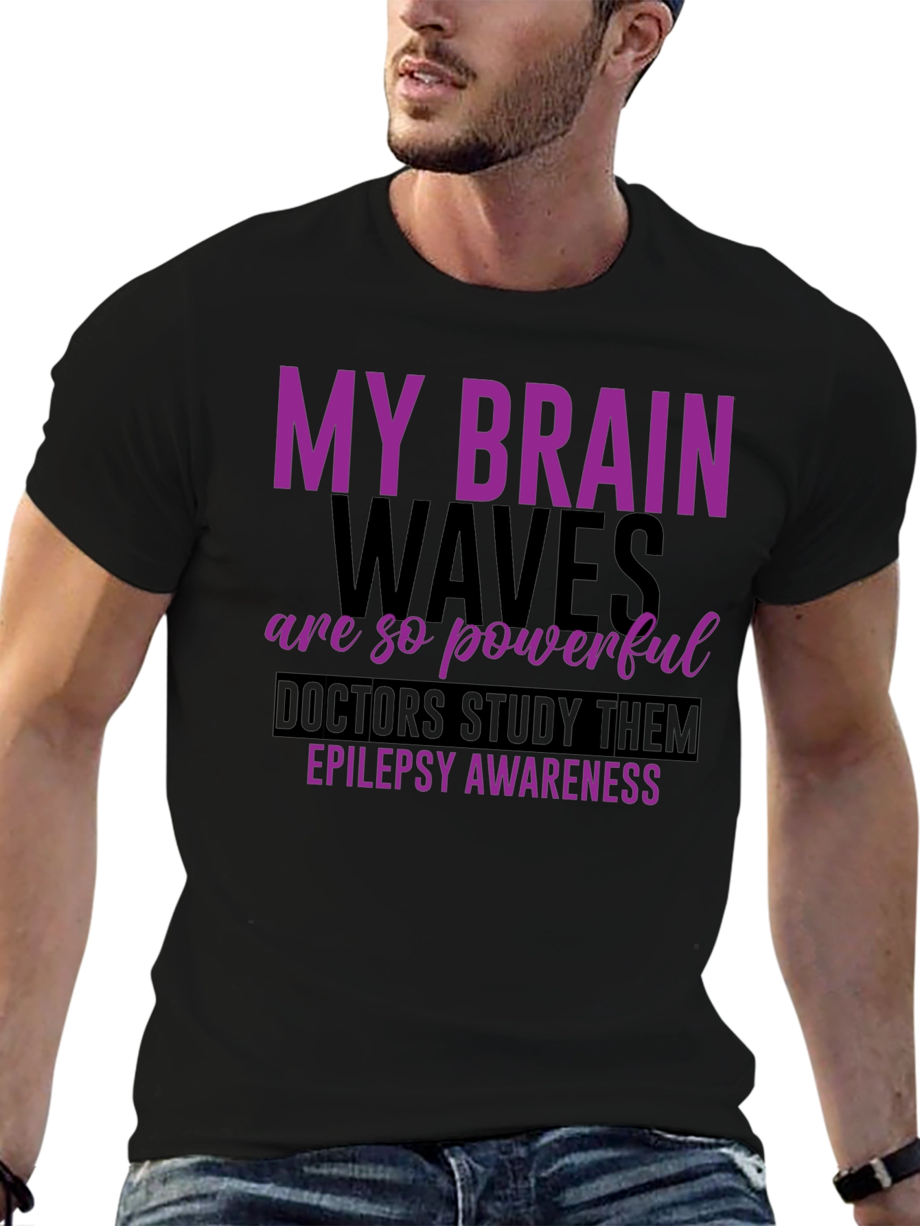 My Brain Waves Epilepsy Awareness T-Shirt