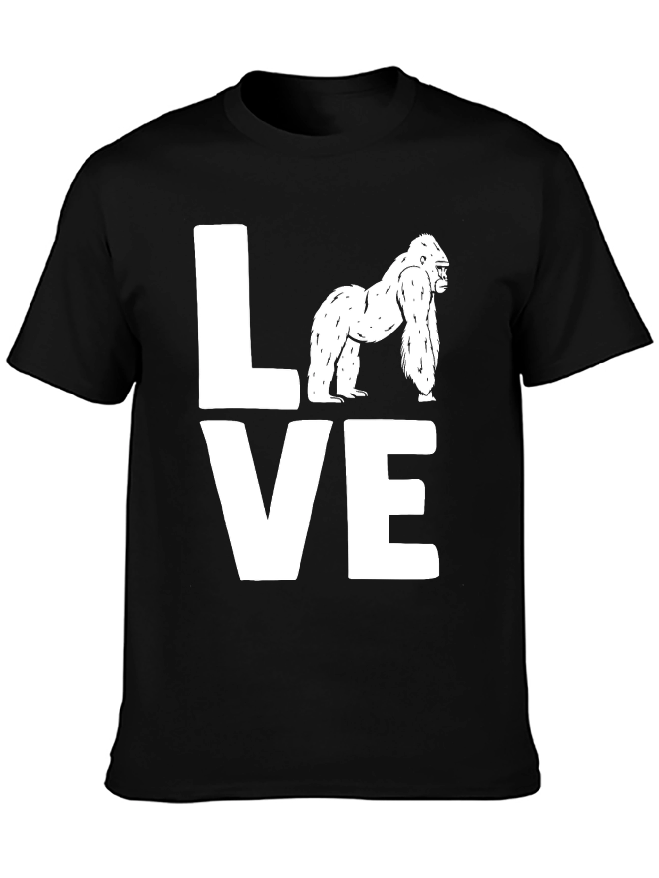 Love Gorilla Graphic Tee - Black