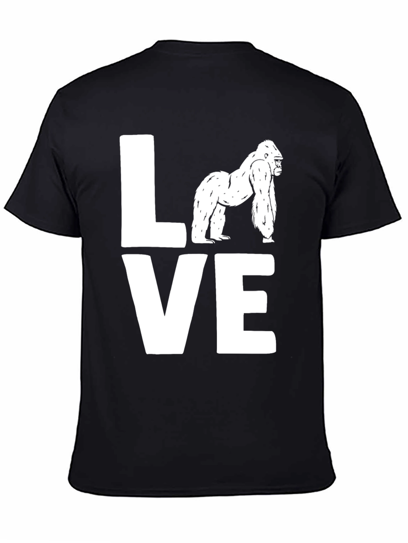 Love Gorilla Graphic Tee - Black