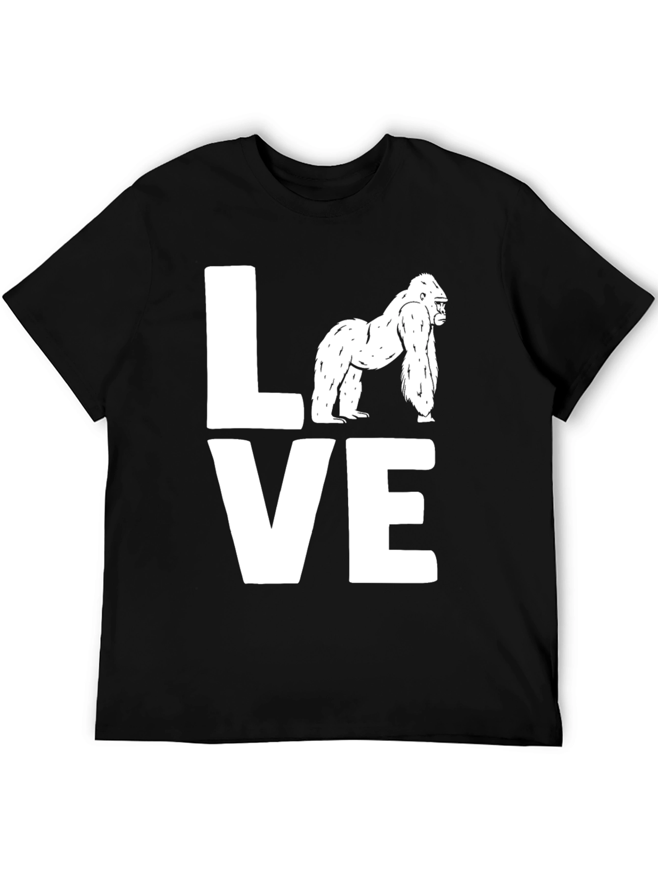Love Gorilla Graphic Tee - Black