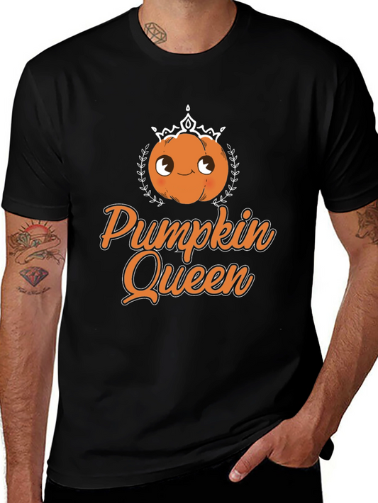 Pumpkin Queen Graphic Tee - Halloween Apparel