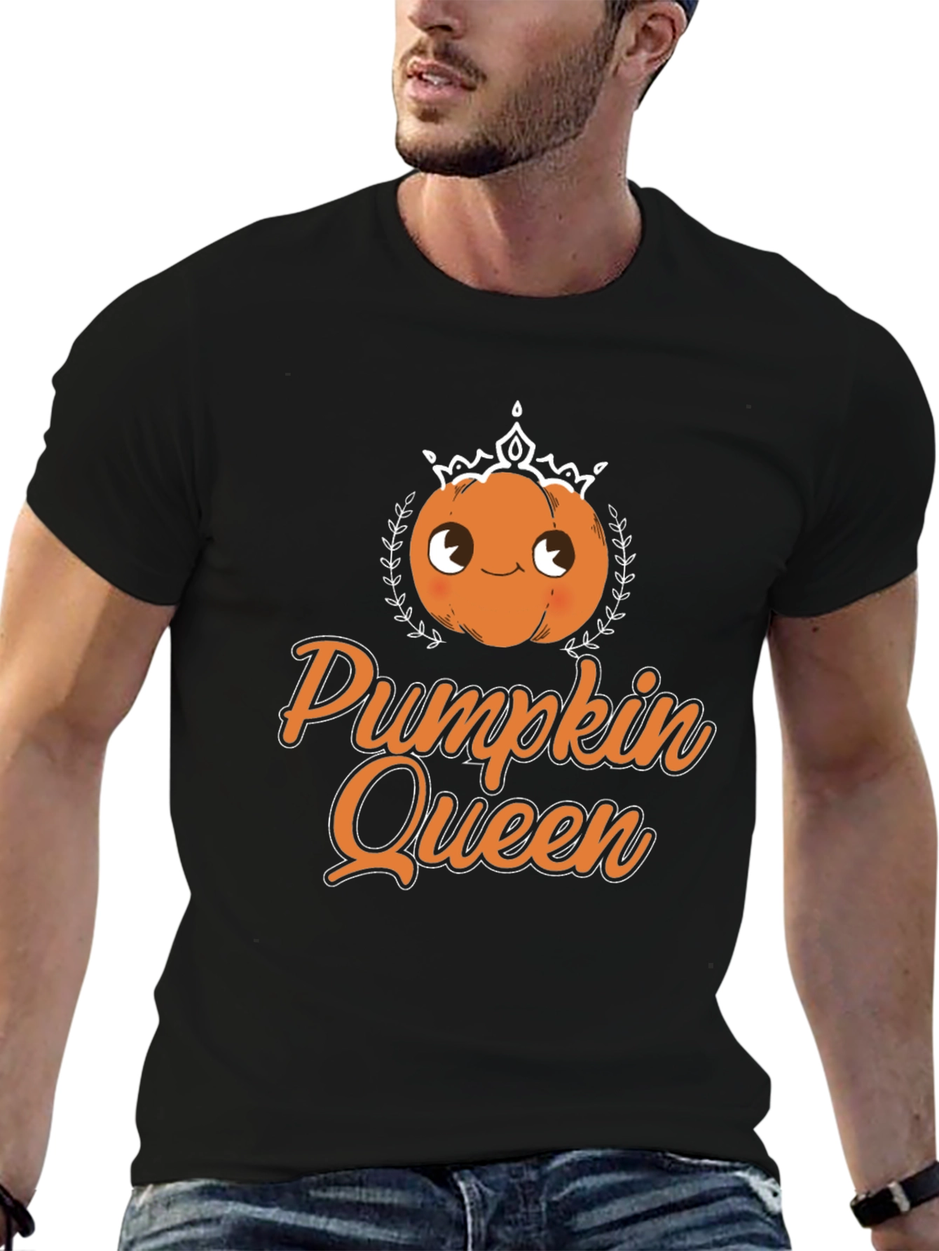 Pumpkin Queen Graphic Tee - Halloween Apparel