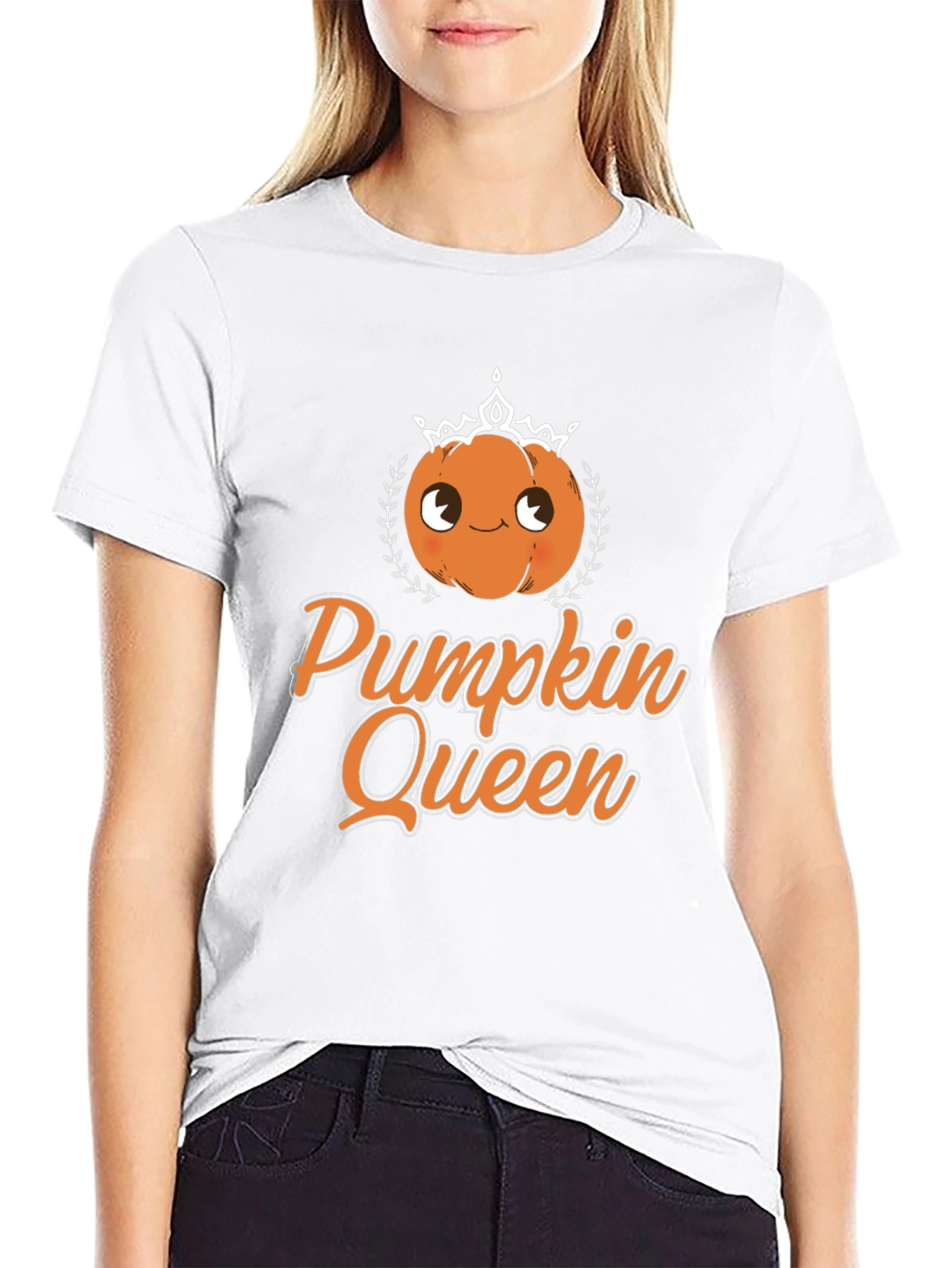 Pumpkin Queen Graphic Tee - Halloween Apparel