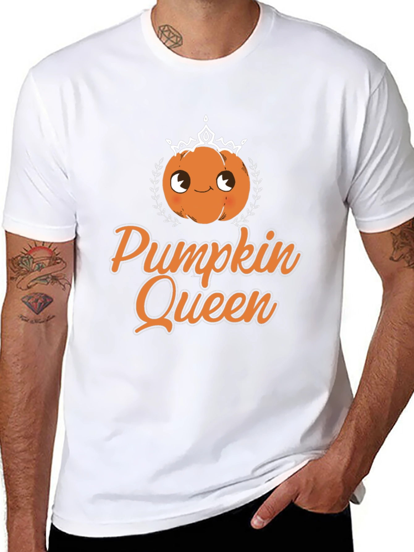 Pumpkin Queen Graphic Tee - Halloween Apparel