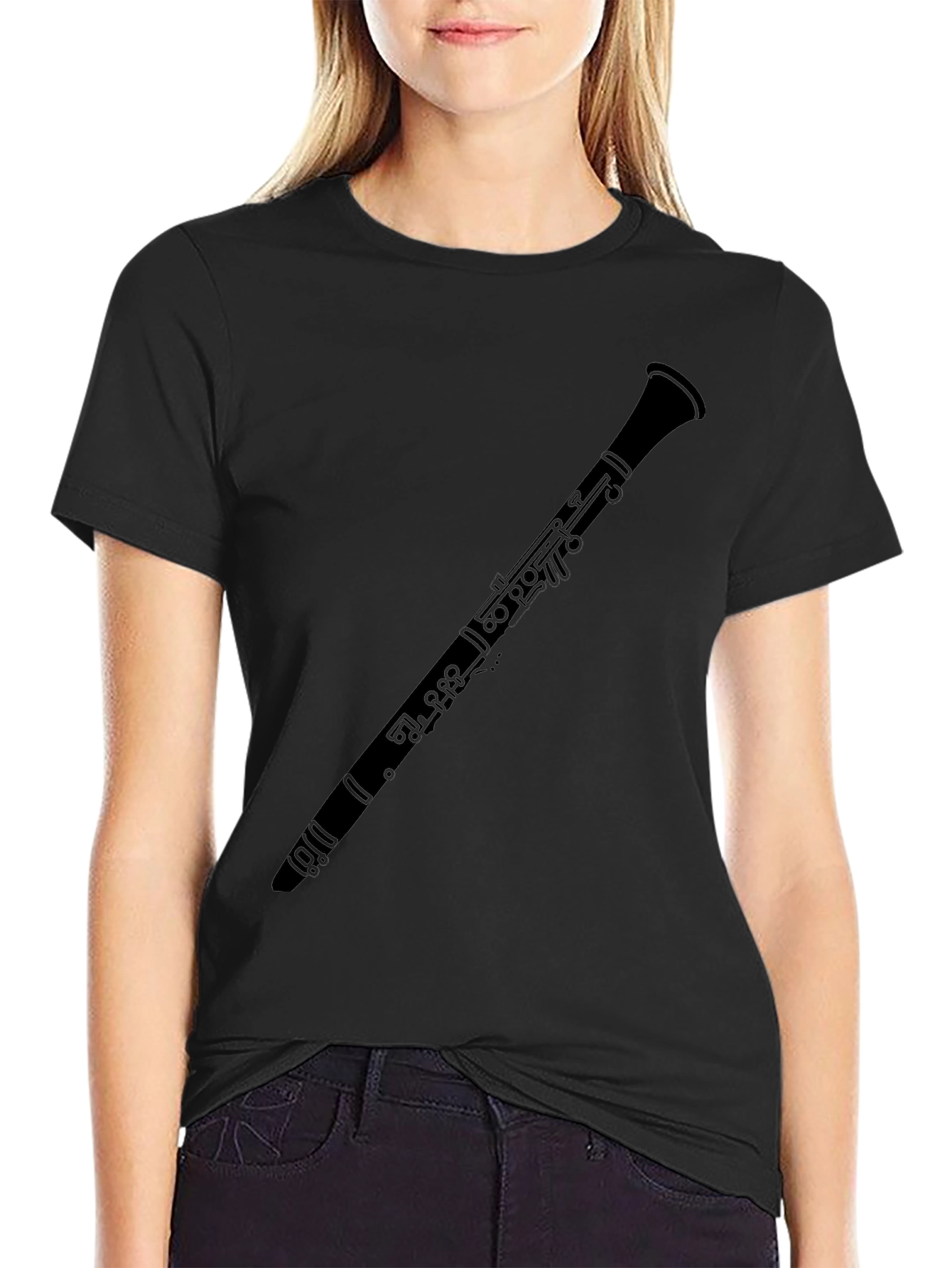 Clarinet Graphic Tee - Music Lover Shirt