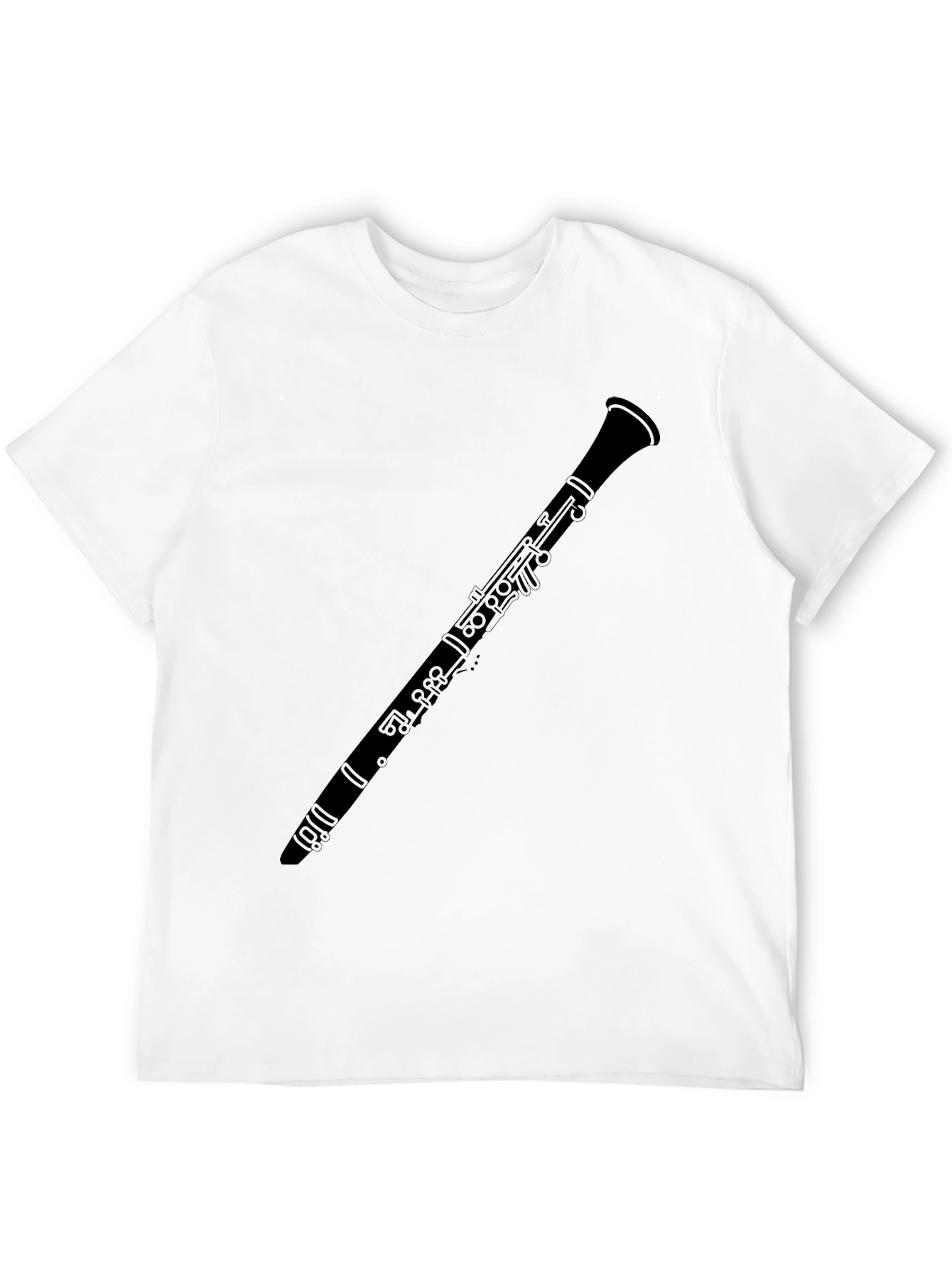 Clarinet Graphic Tee - Music Lover Shirt