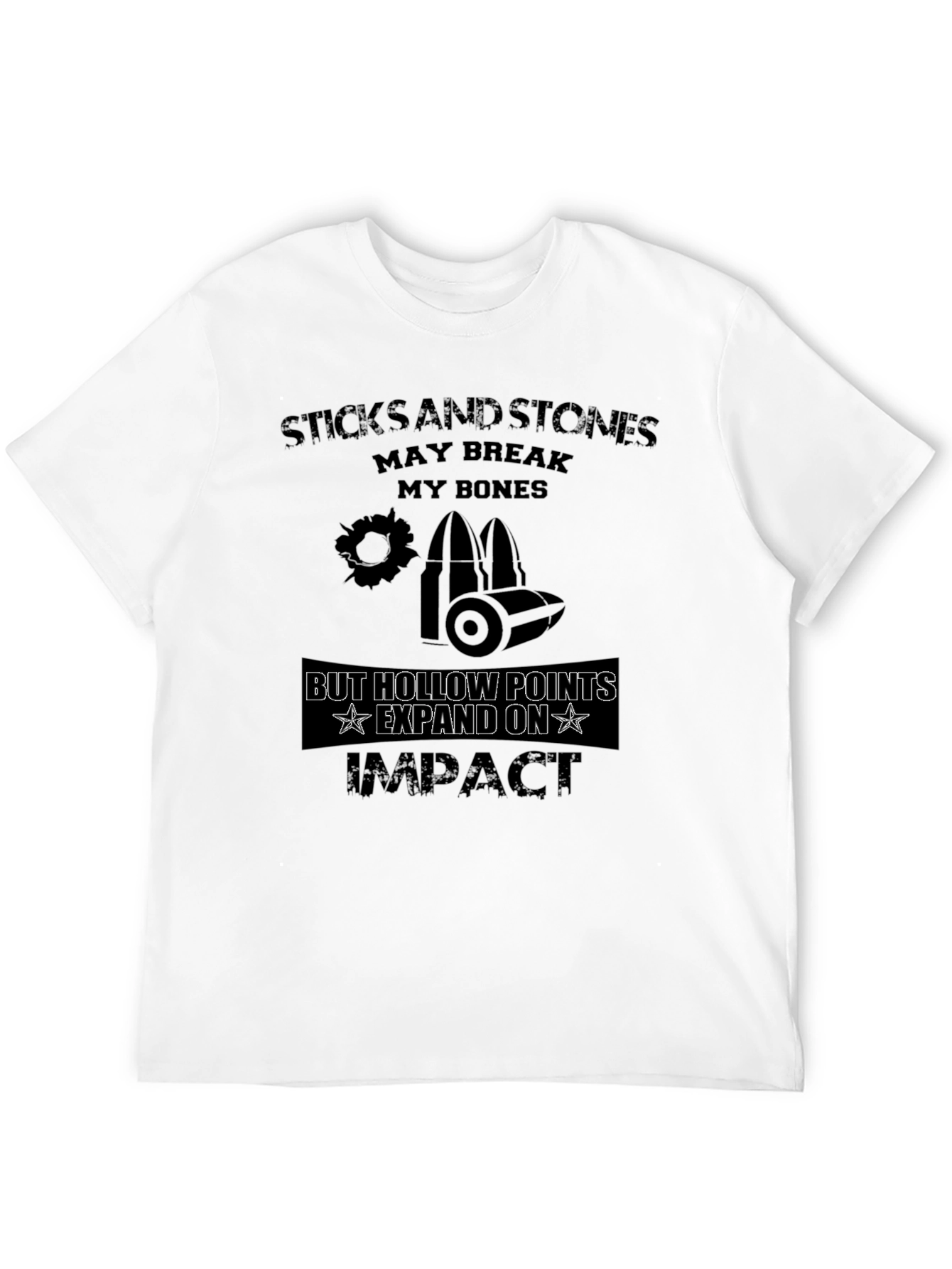 Sticks and Stones Graphic T-Shirt