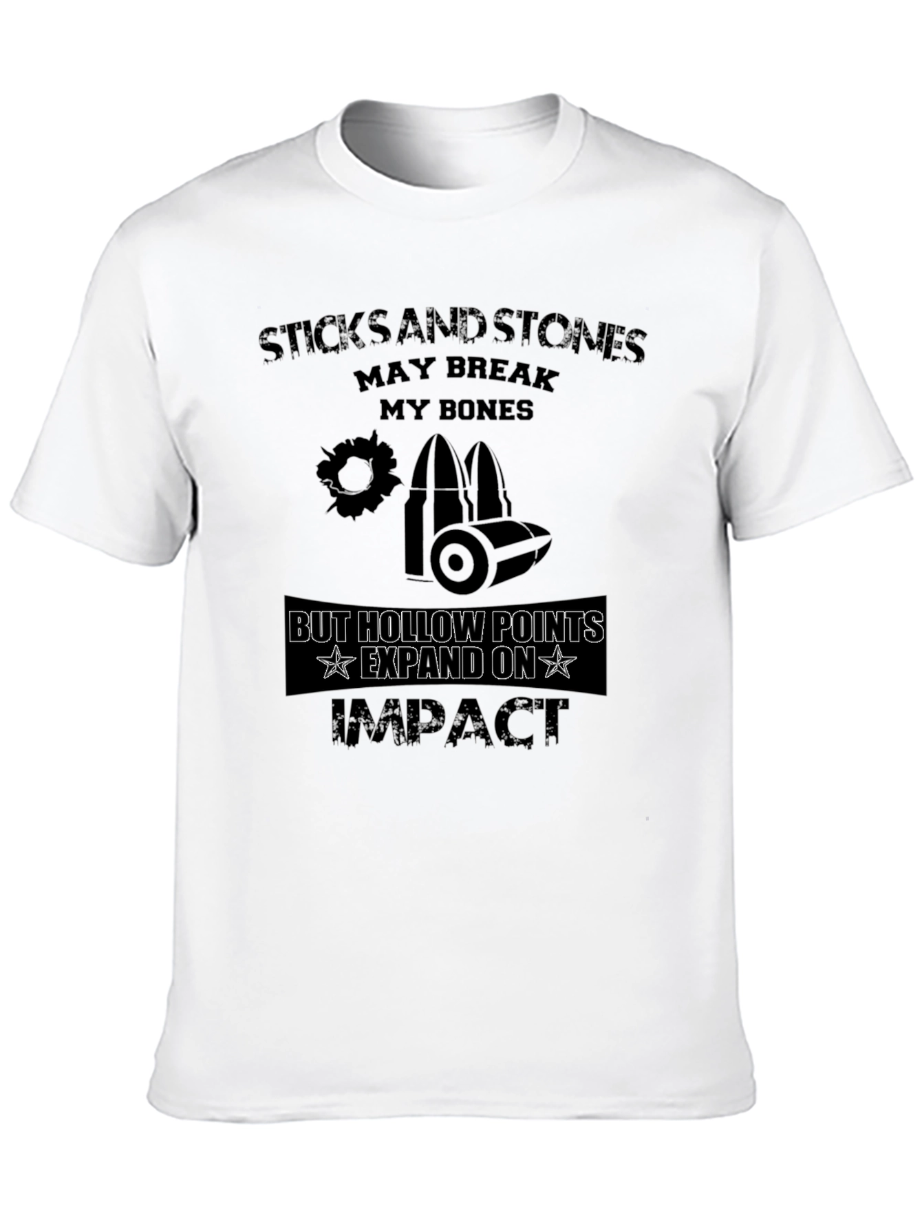 Sticks and Stones Graphic T-Shirt